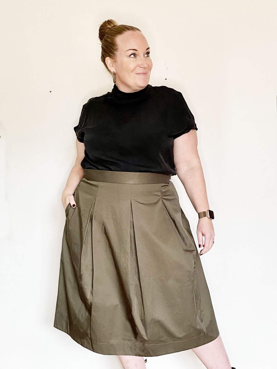 The Assembly Line Three Pleat Skirt