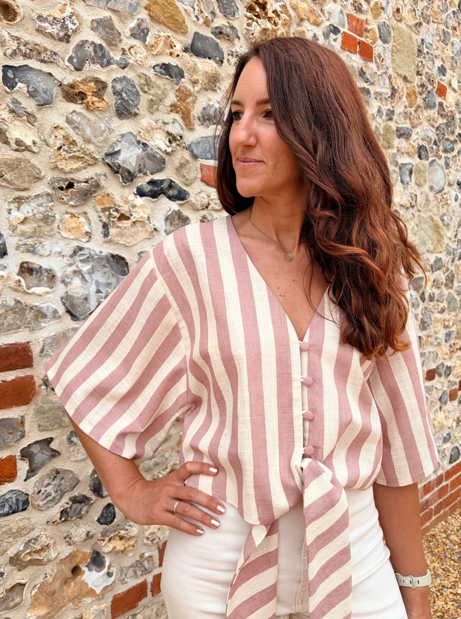 The Avid Seamstress Tie Blouse