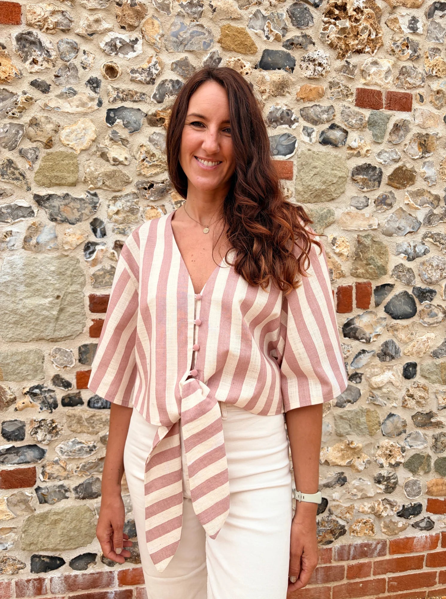 The Avid Seamstress Tie Blouse