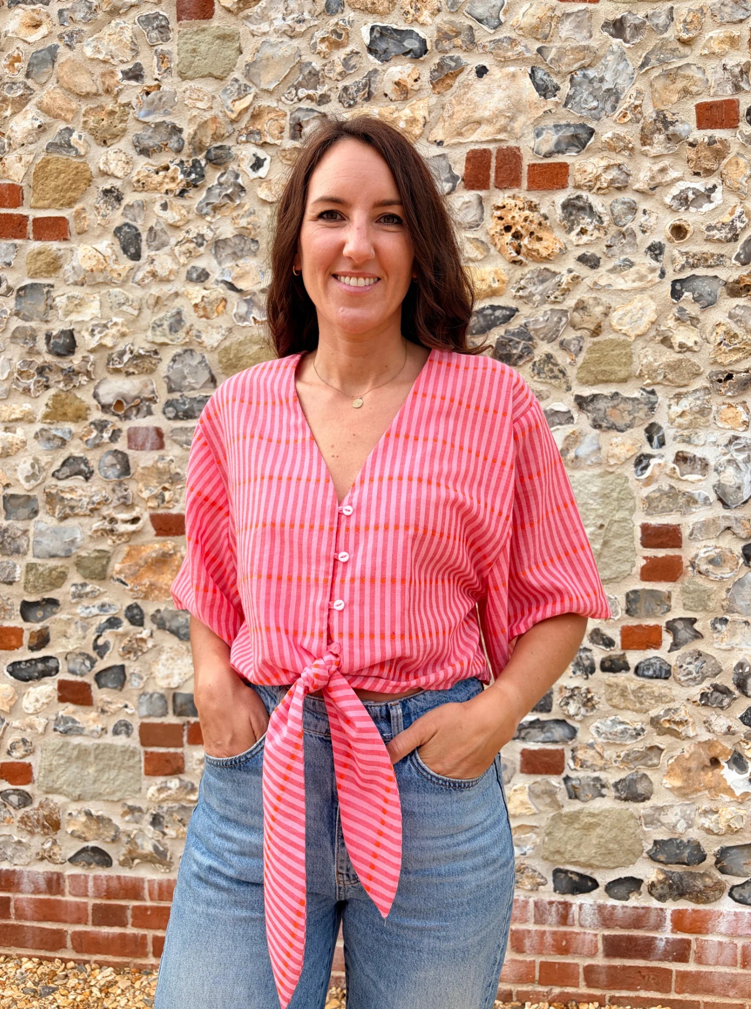 The Avid Seamstress Tie Blouse