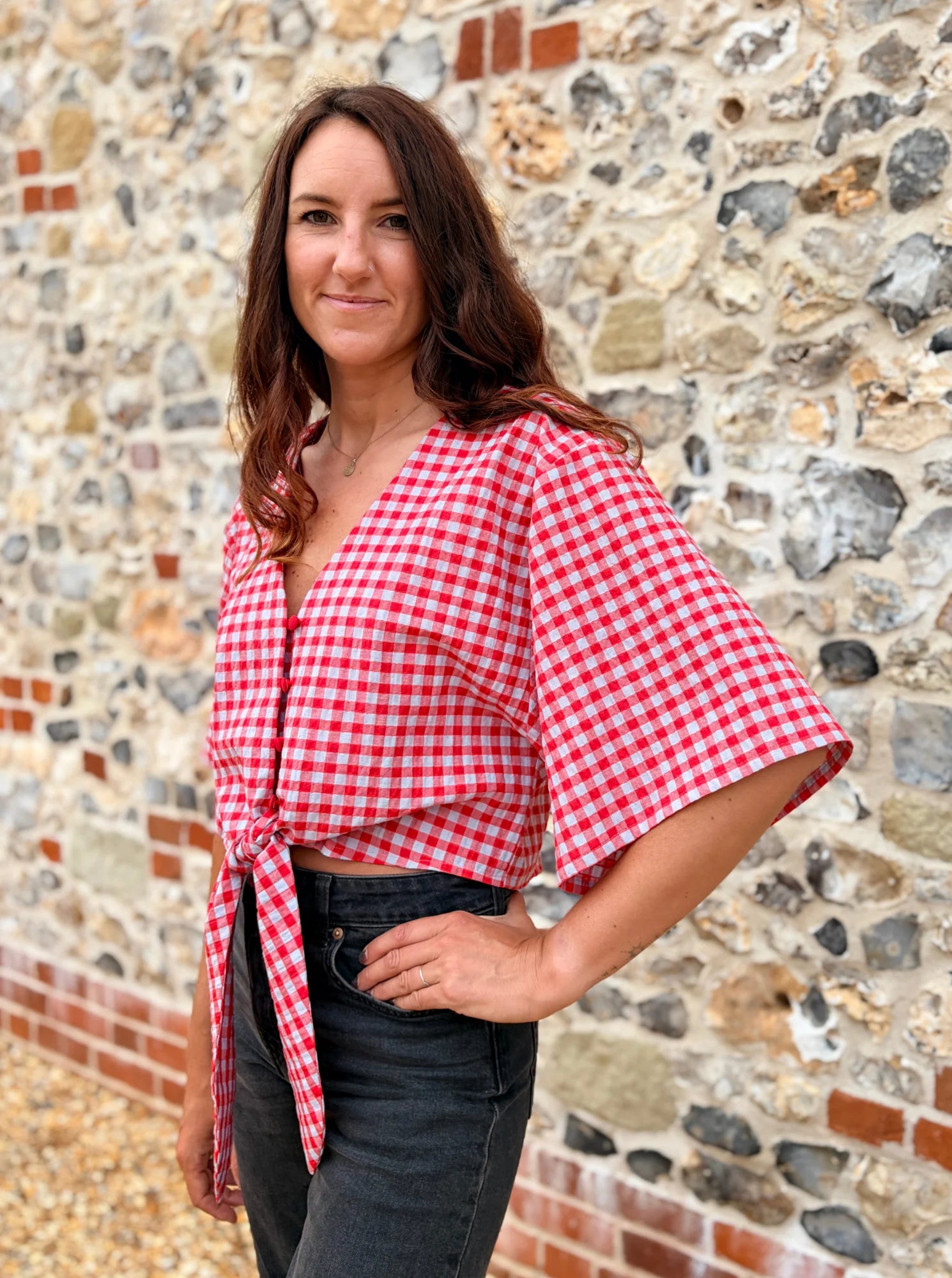 The Avid Seamstress Tie Blouse