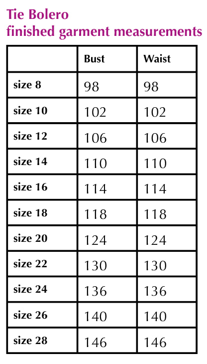 Sew Different Tie Bolero