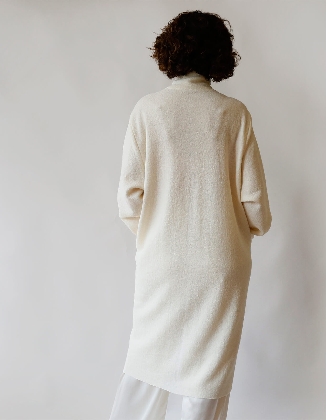 The Maker's Atelier Tie Front Cardigan Coat