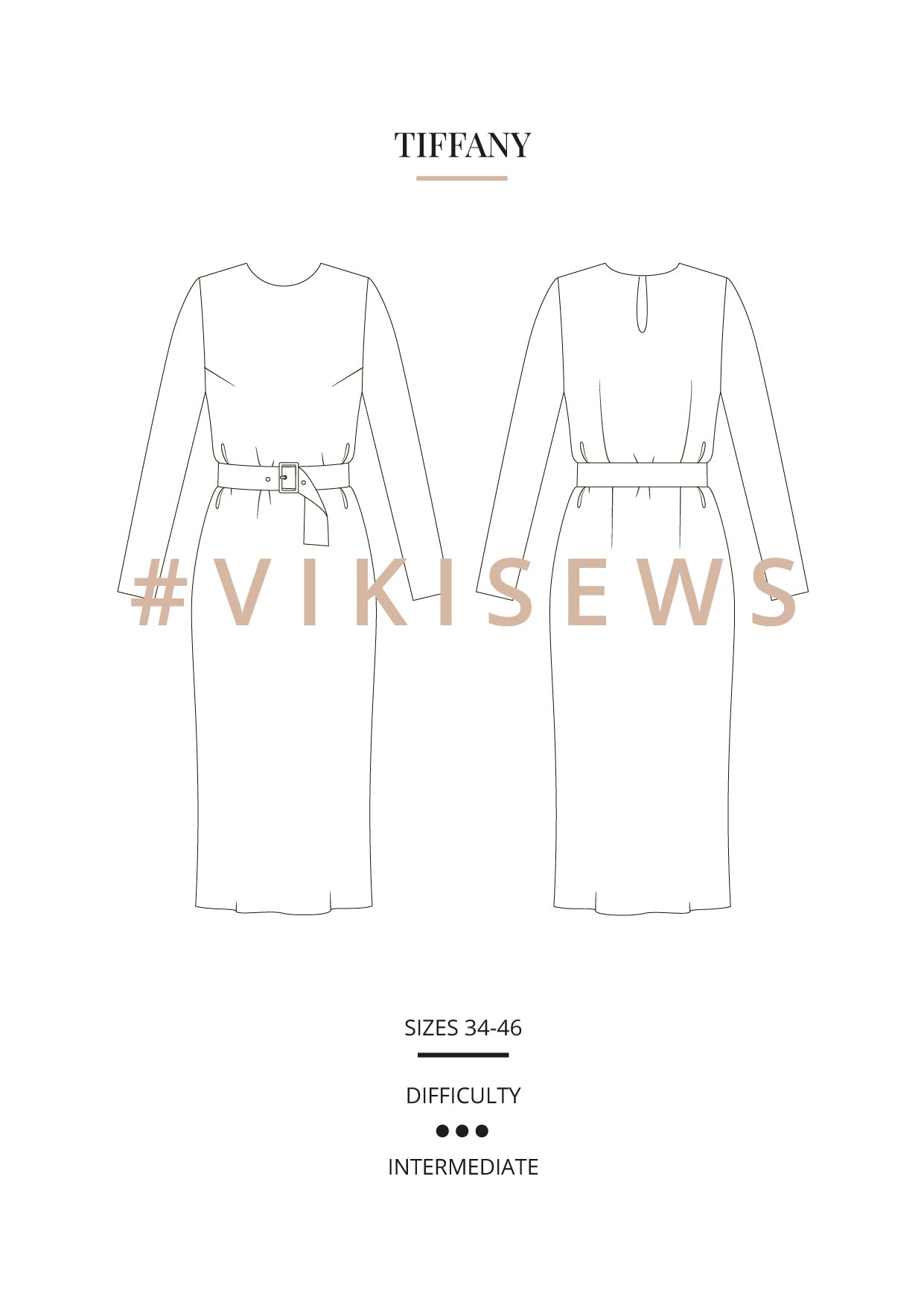 Vikisews Tiffany Dress PDF