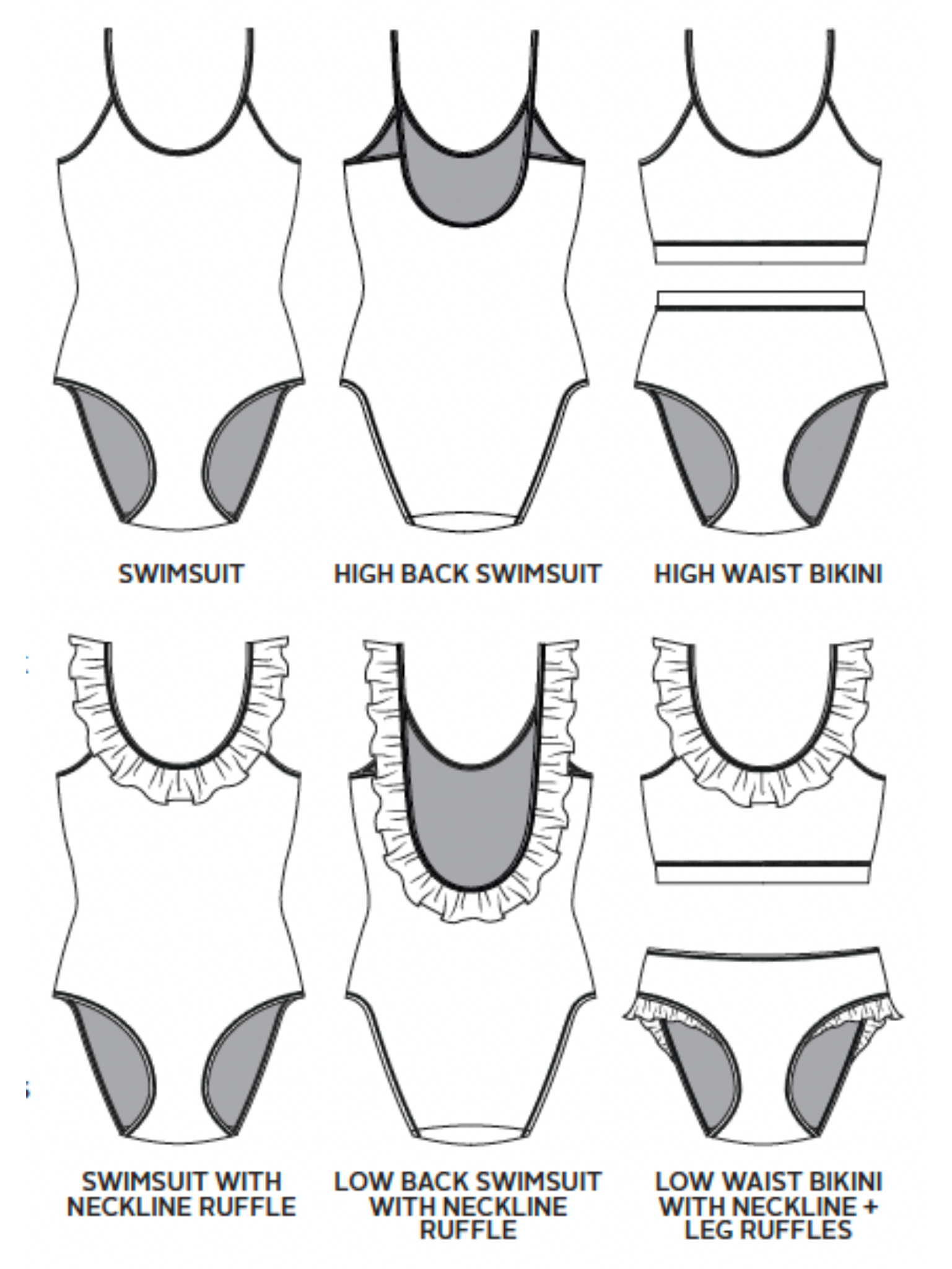 Tilly and the Buttons Coralie Swimsuit/Bikini