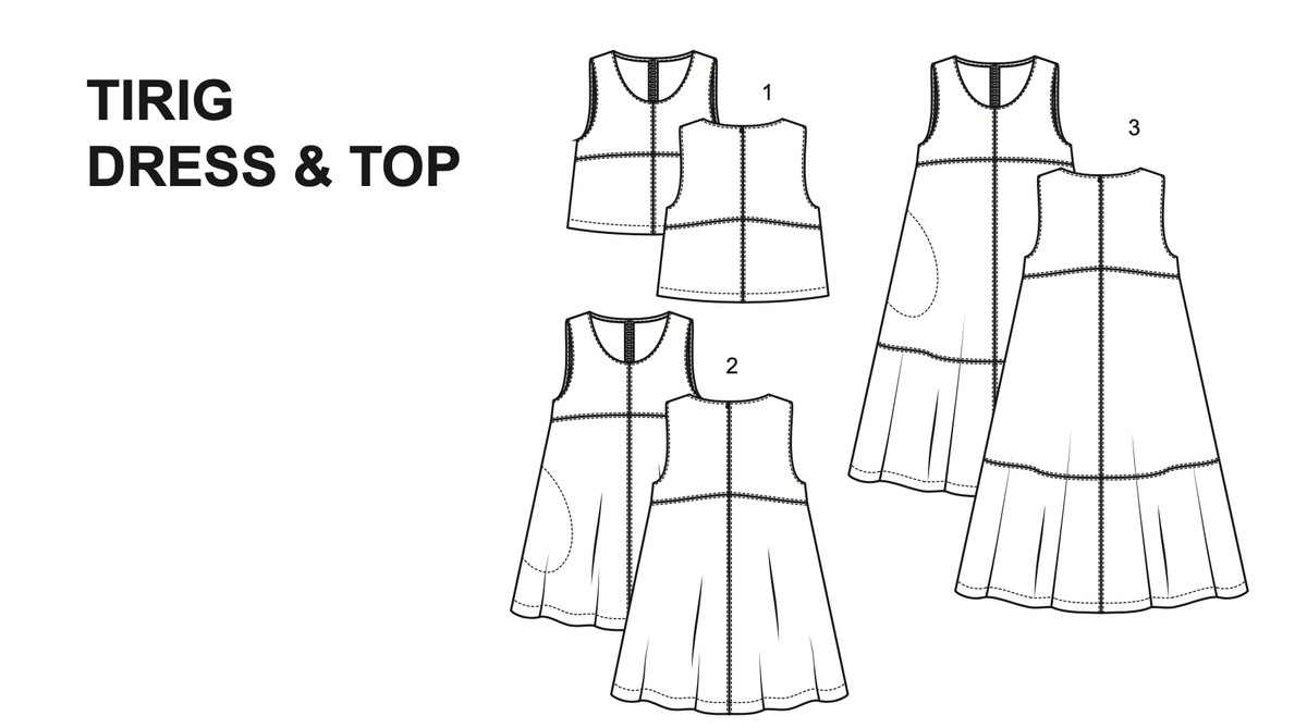 Pauline Alice Tirig Dress and Top