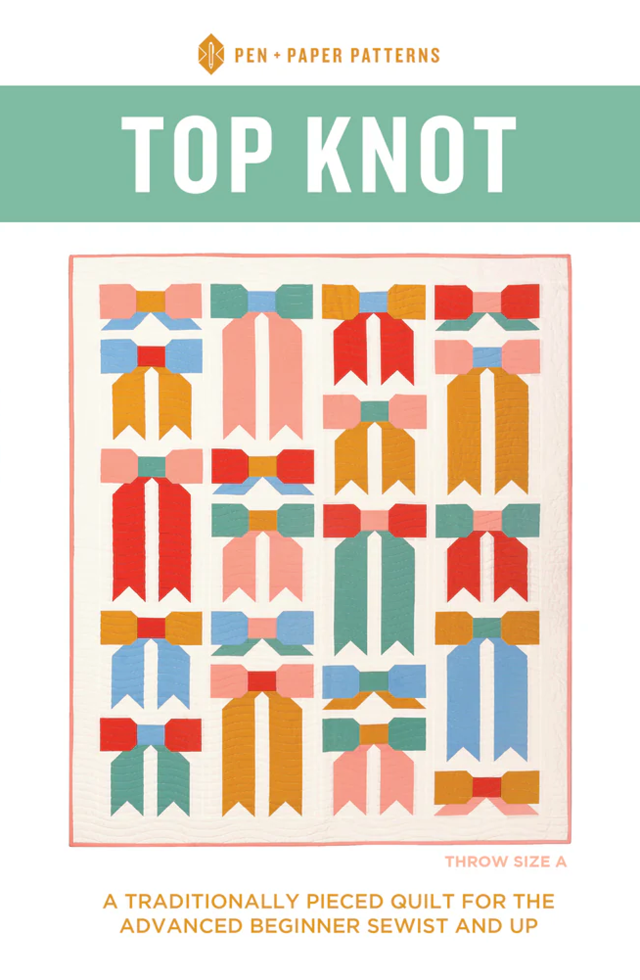 Pen and Paper Patterns Top Knot Quilt