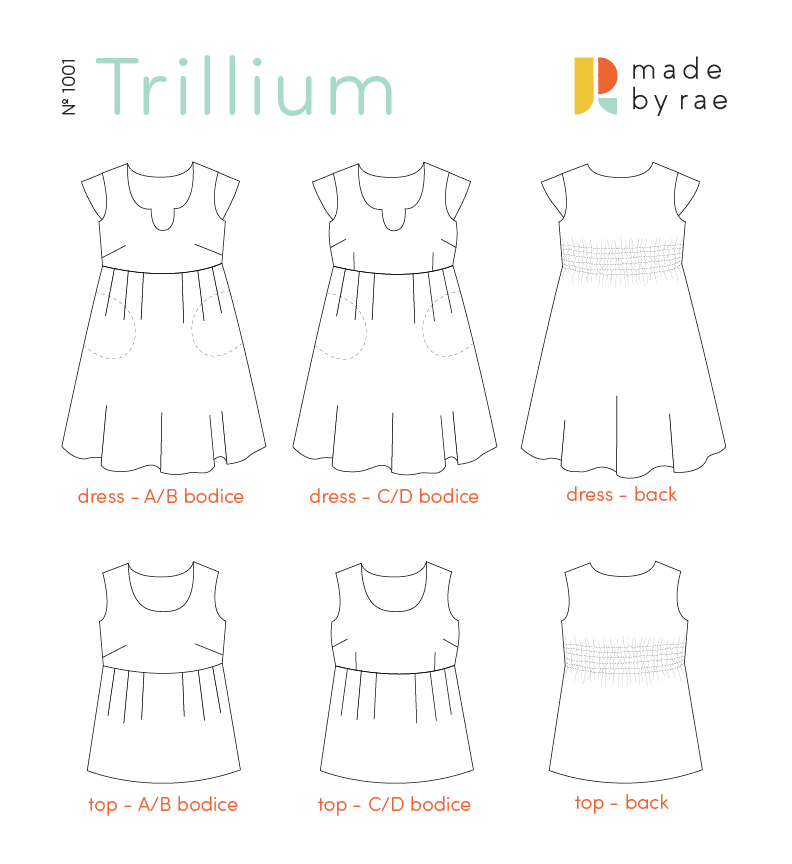 Made by Rae Trillium Dress and Top