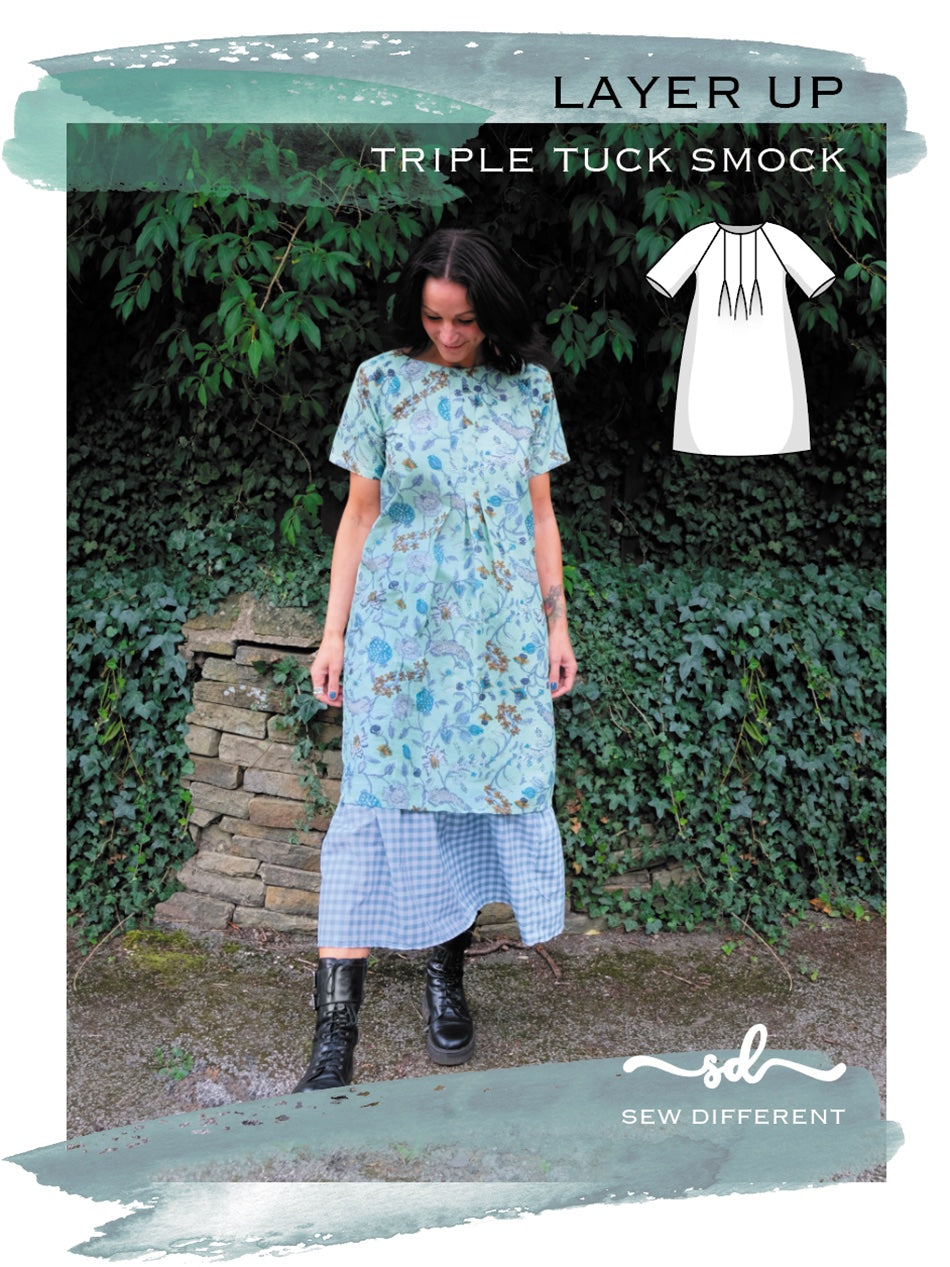 Sew Different Triple Tuck Smock