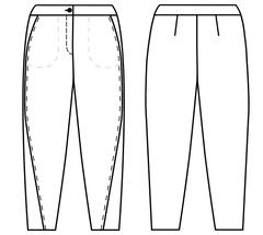 Papercut Patterns Twist Pants