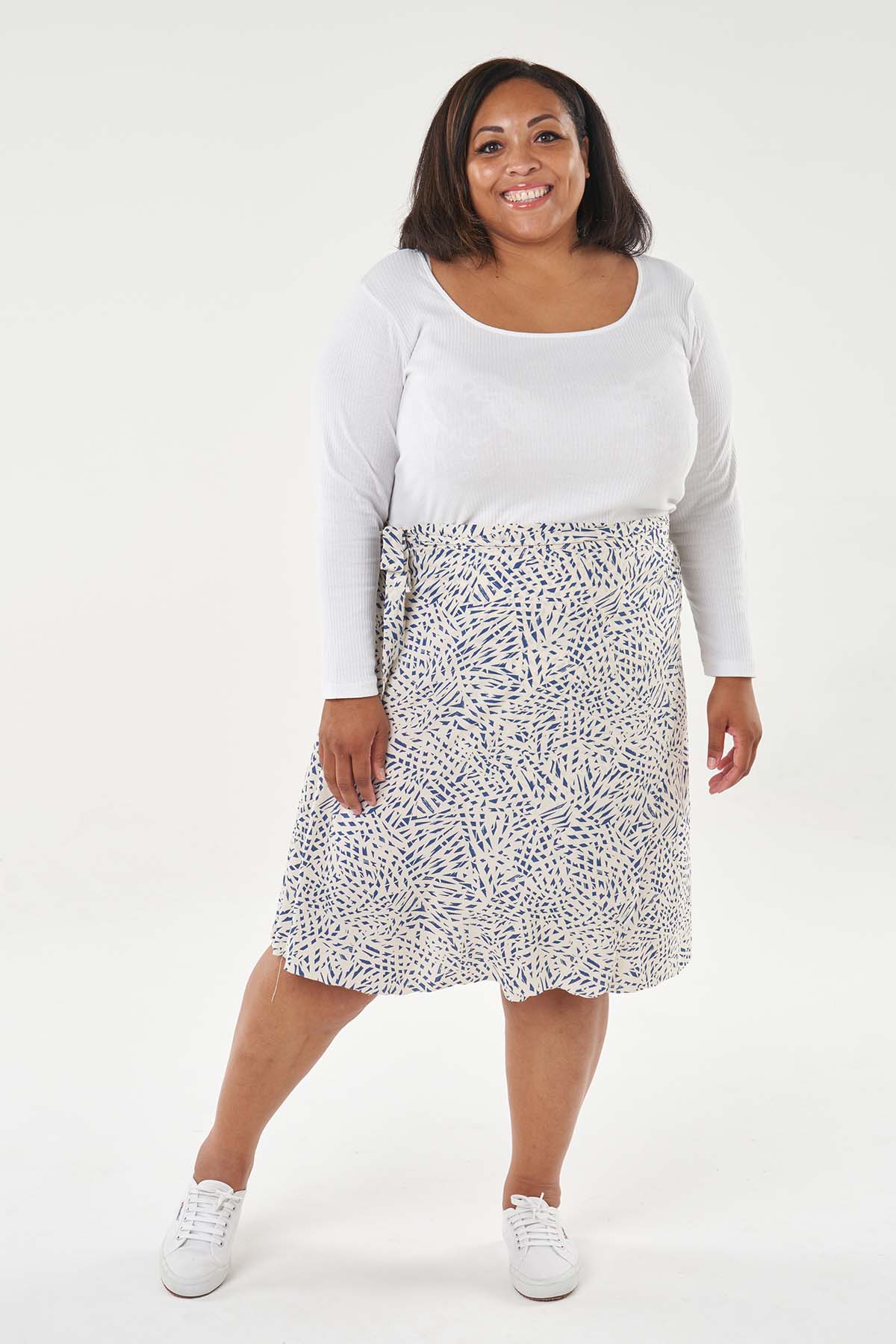 Plus size wrap skirt hotsell