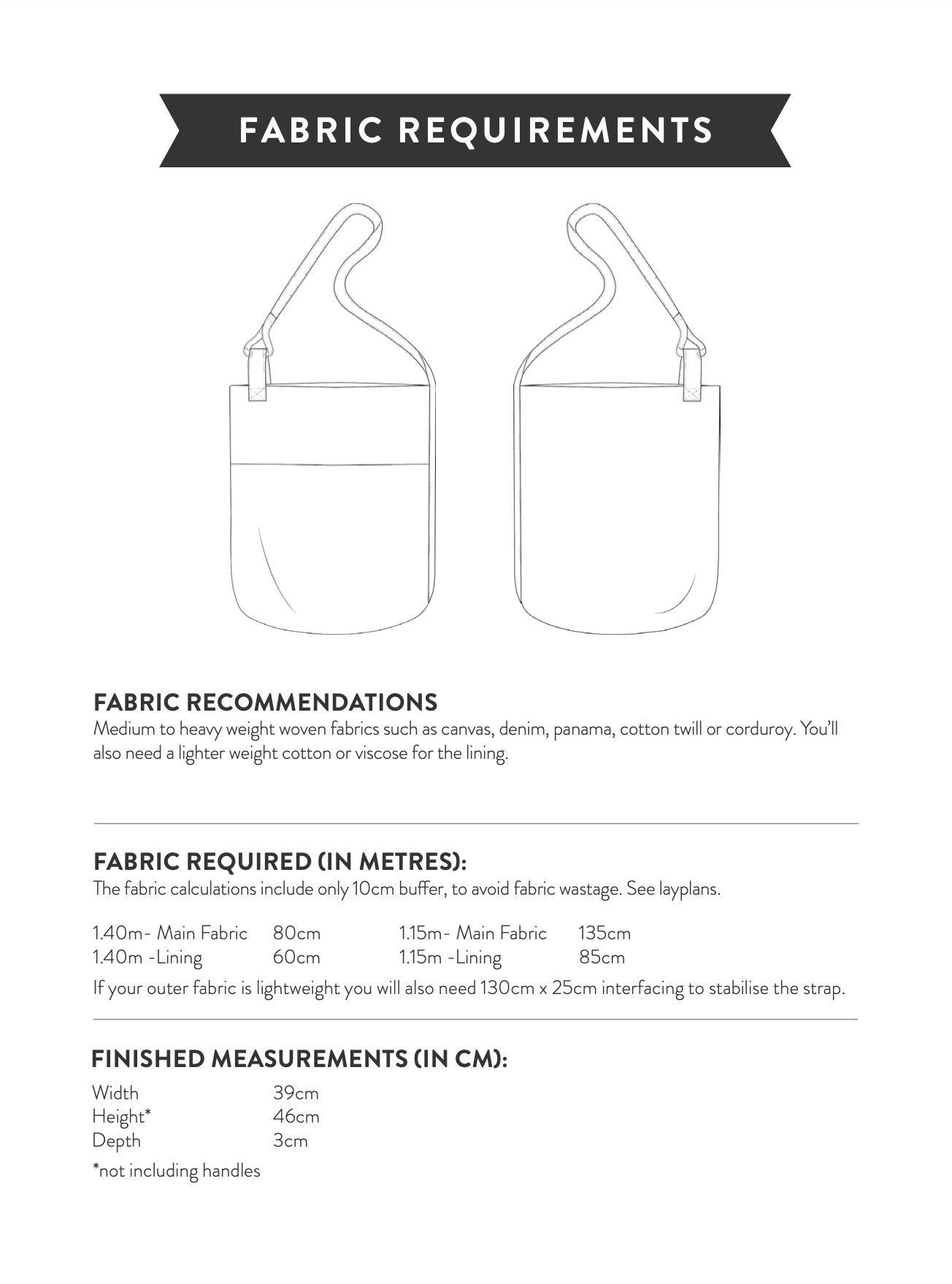 Sew Over It Utility Tote