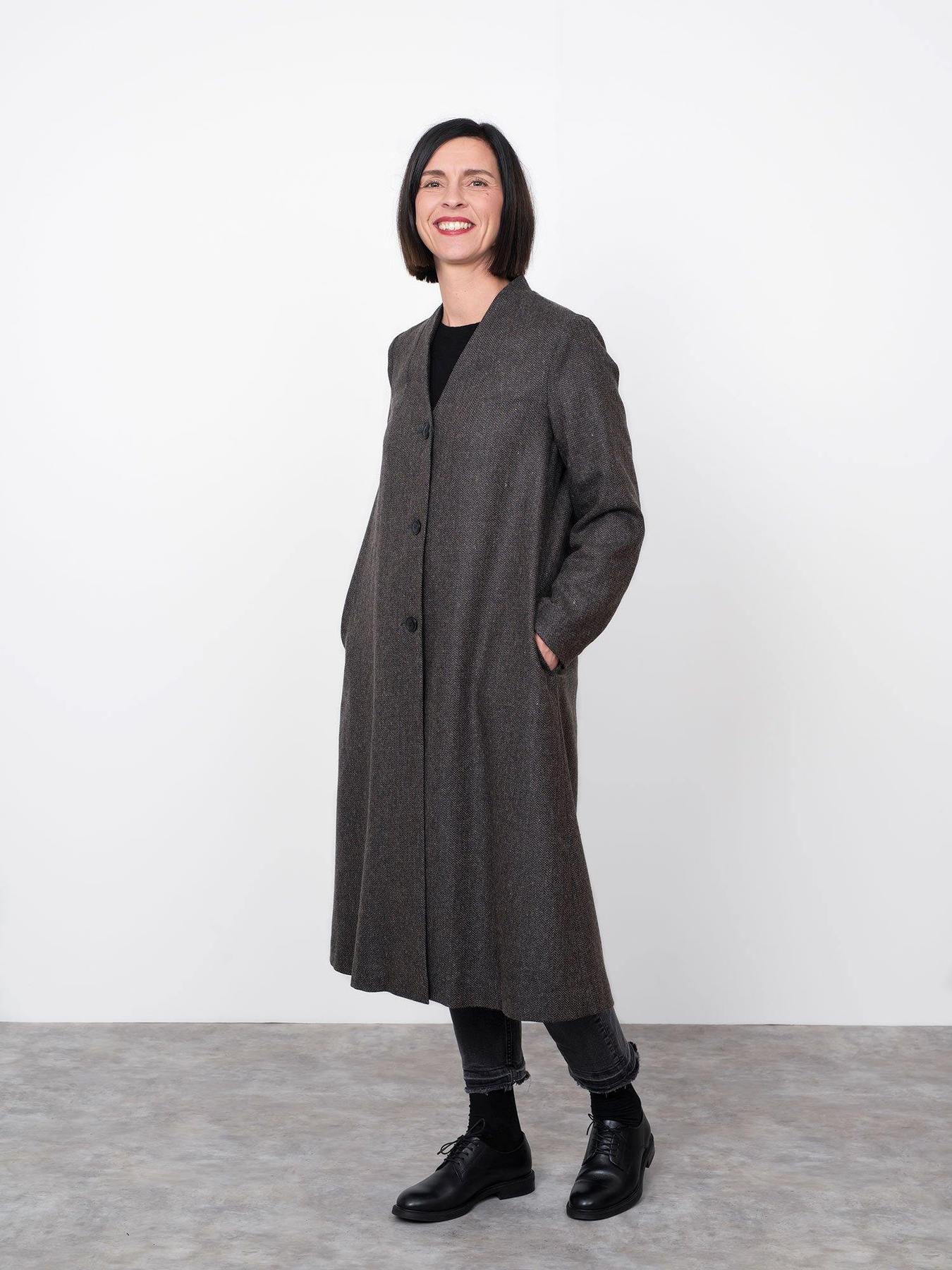 The Assembly Line V-neck Coat