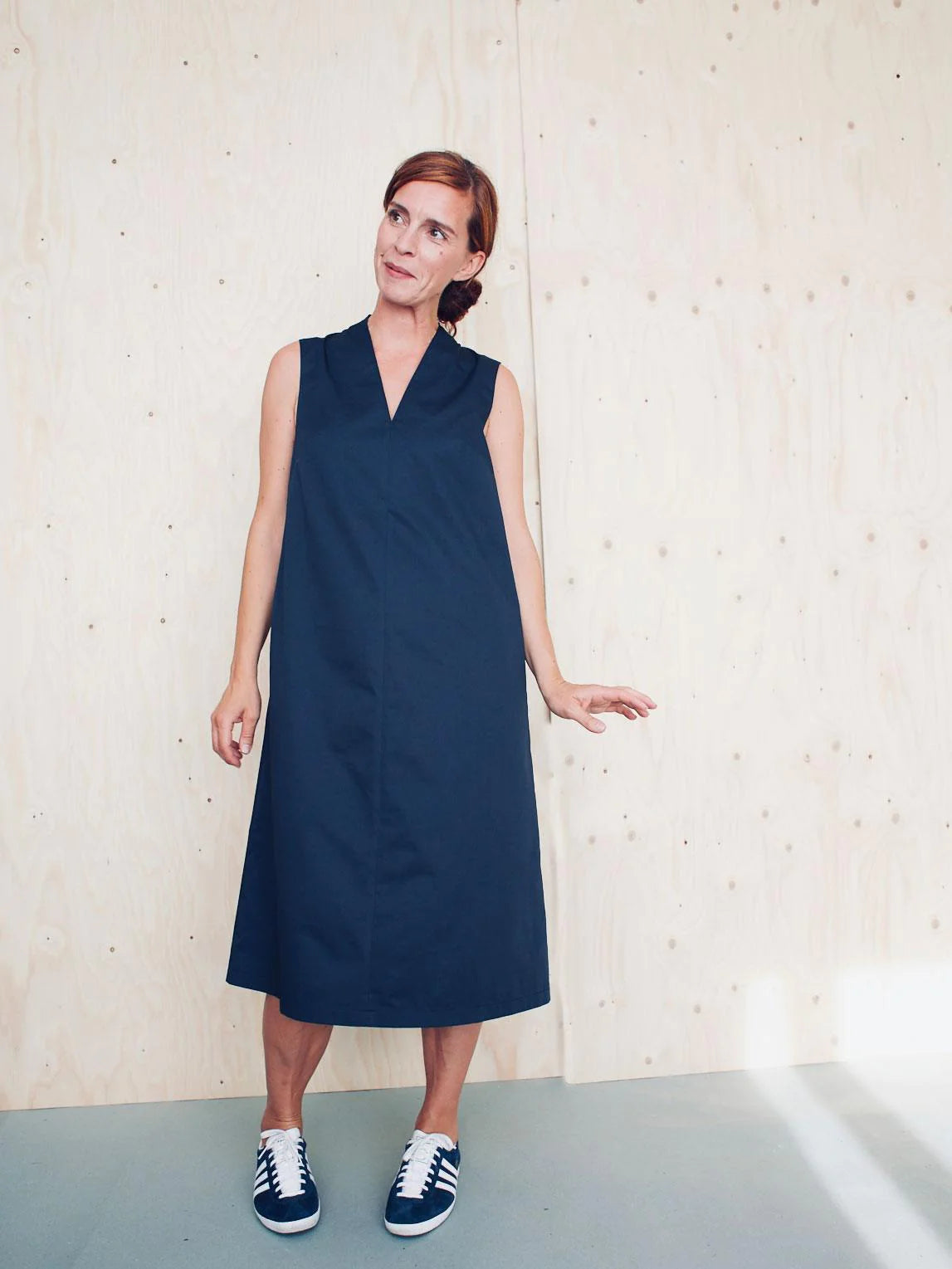 The Assembly Line V-neck Dress