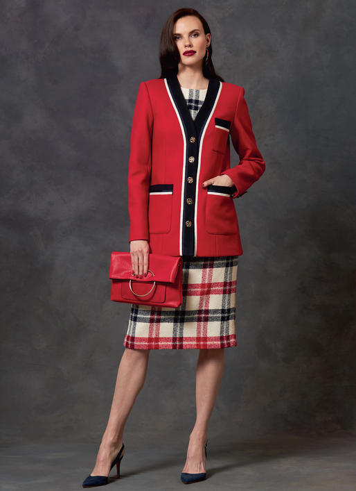 Vogue Jacket, Dress and Skirt V1643