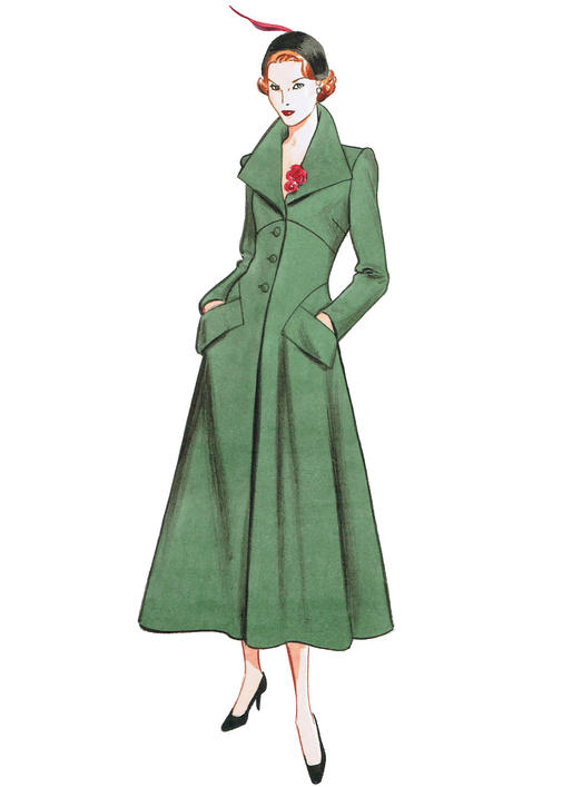 Vogue Vintage Coat V1669