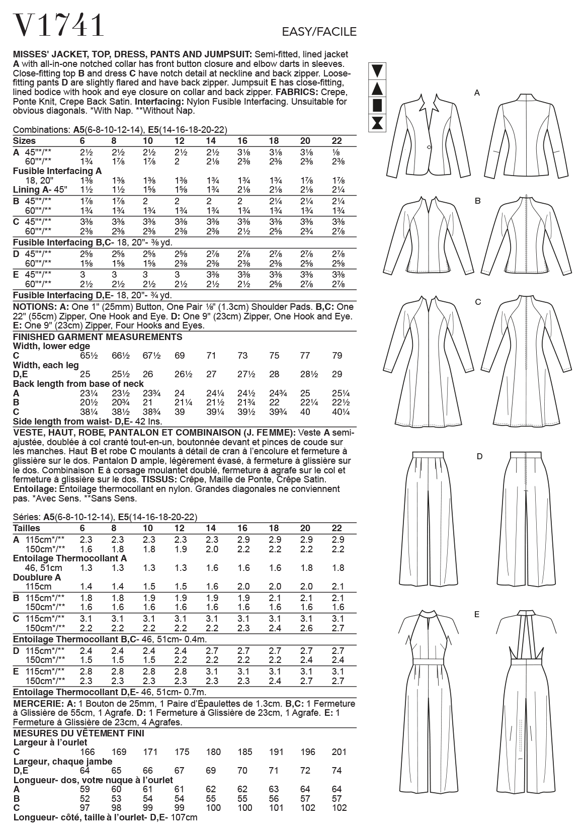 Vogue Co-ordinates V1741