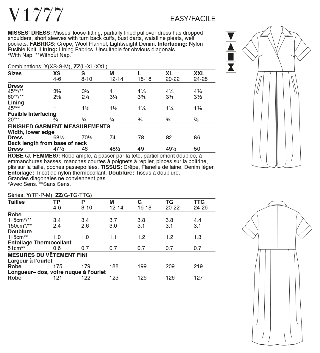 Vogue Dress V1777