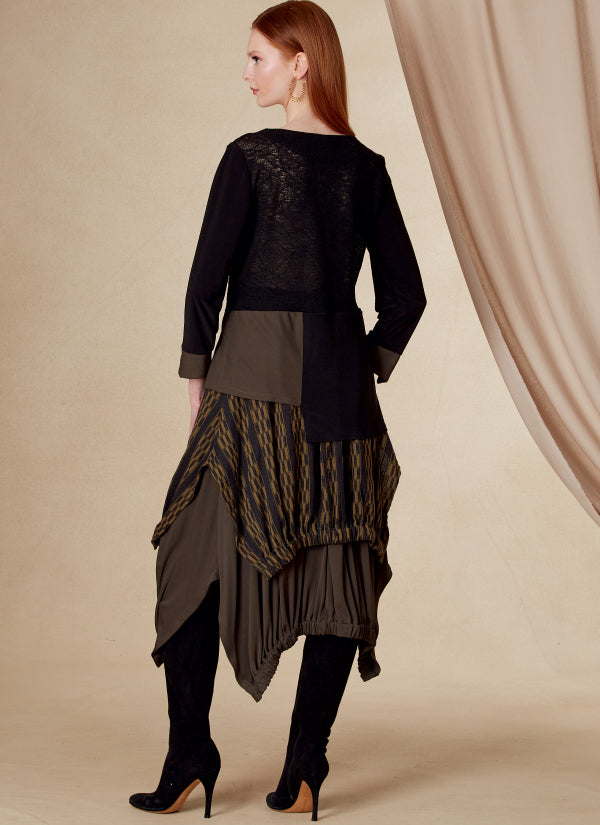 Vogue Top and Skirt V1820