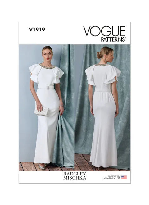 Vogue Full Length Dress V1919