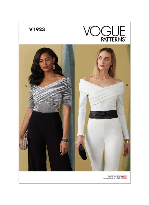 Vogue Off-The-Shoulder Bodysuit V1923