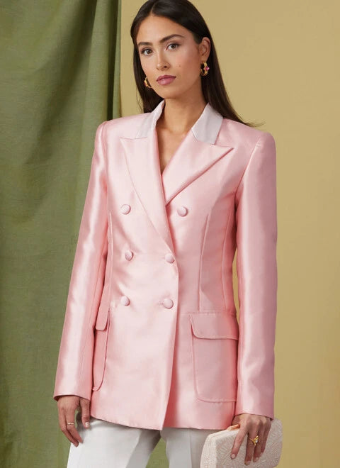 Vogue Double-Breasted Jacket V1927 – The Fold Line