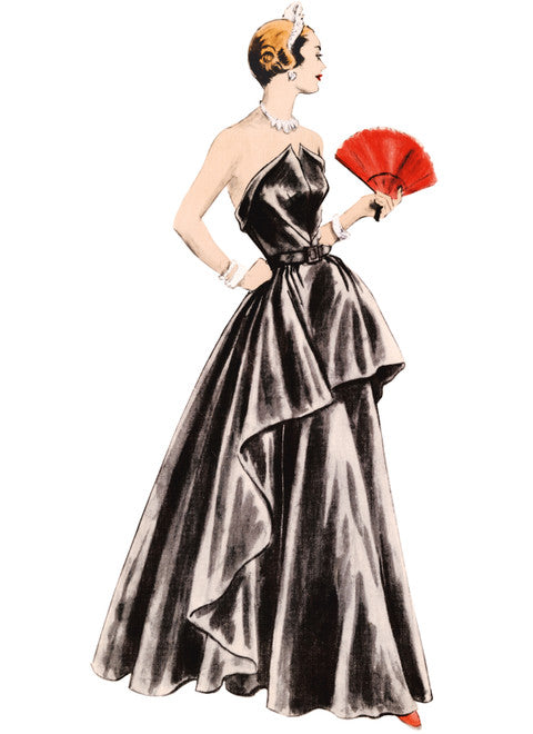 Vogue Vintage Evening Dress V1963