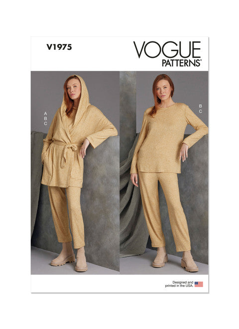 Vogue Jacket, Top & Trousers V1975