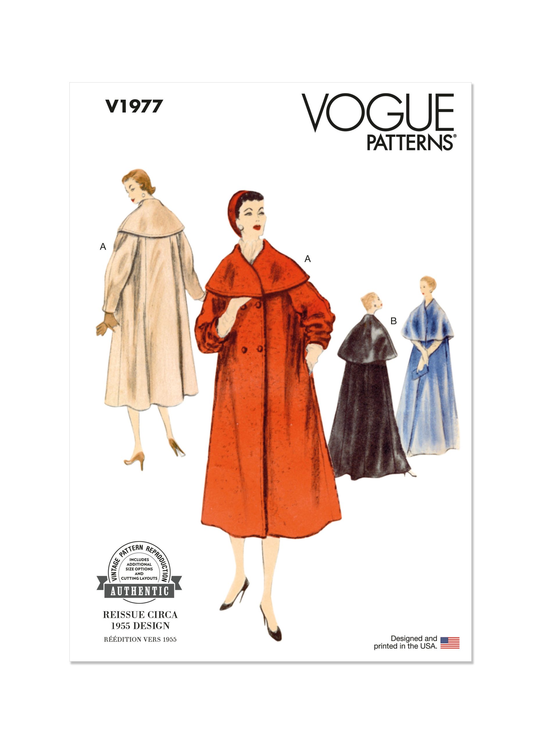 Vogue Vintage Coats V1977