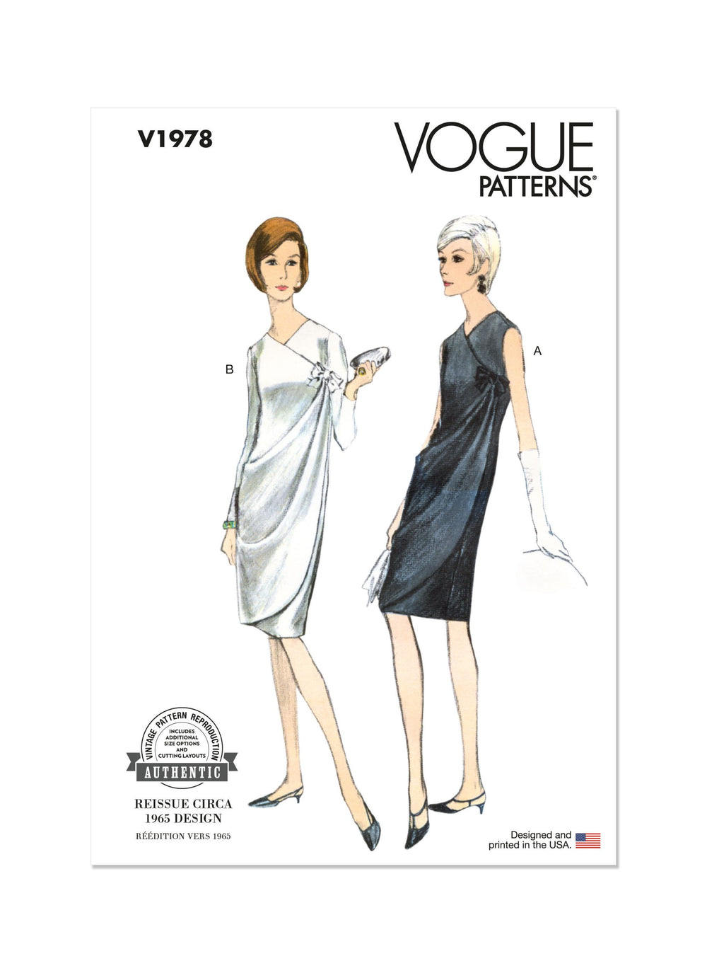 Vogue Vintage Dresses V1978