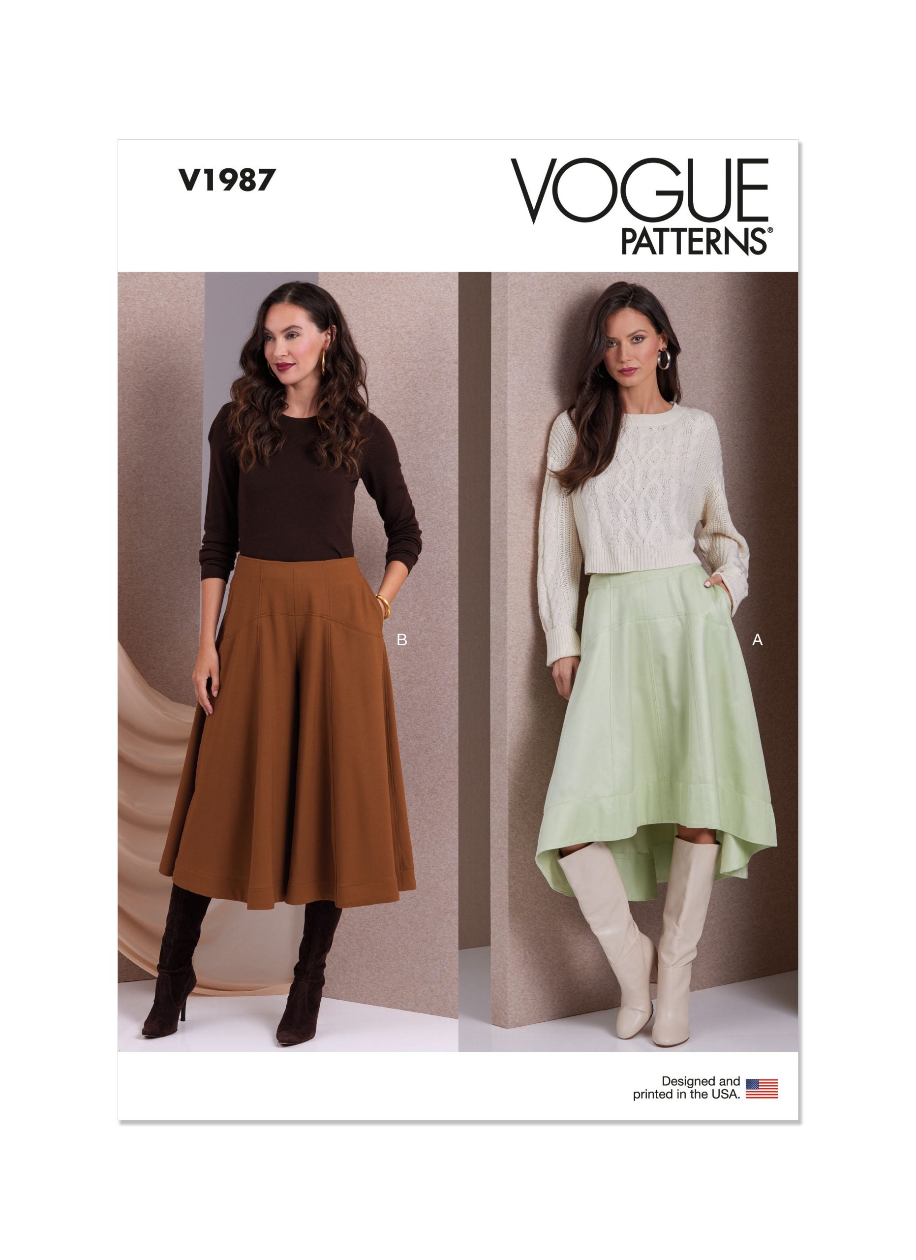 Vogue Skirt & Culottes V1987