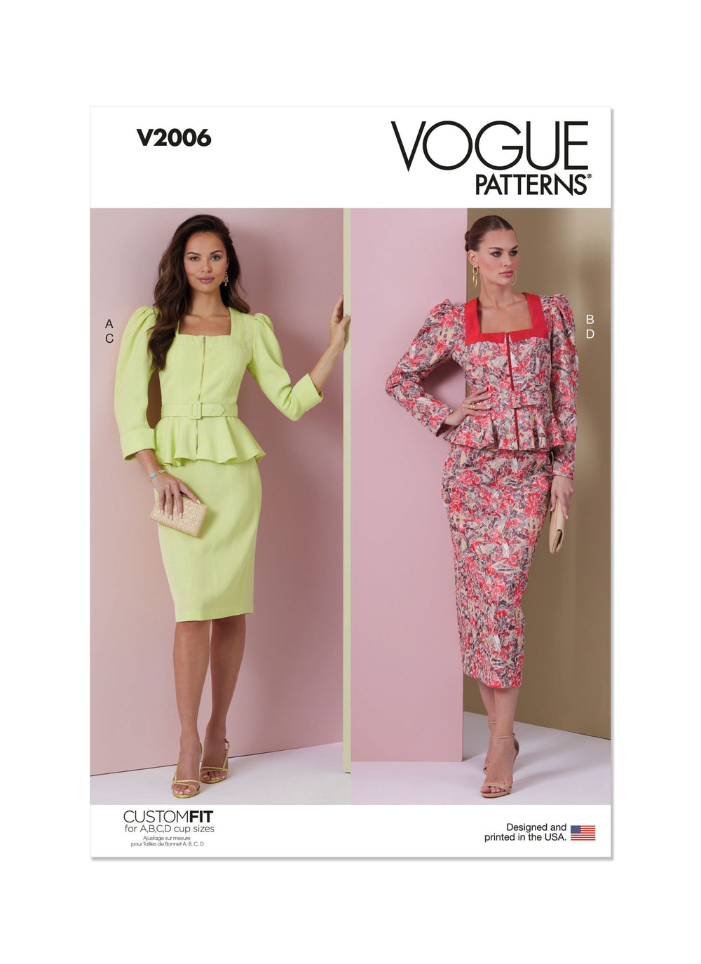 Vogue Two Piece Dress V2006