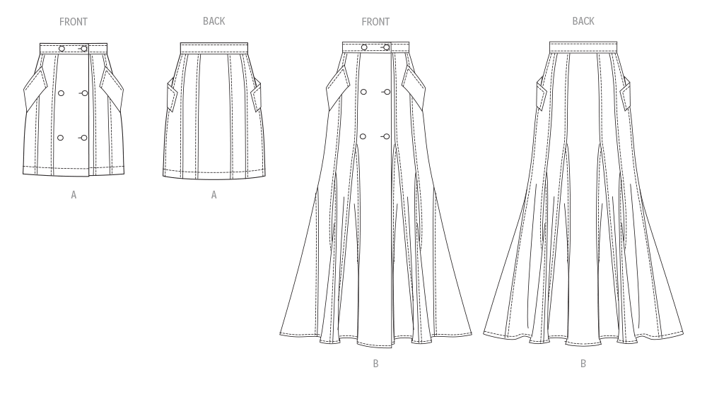 Vogue Skirts V2013