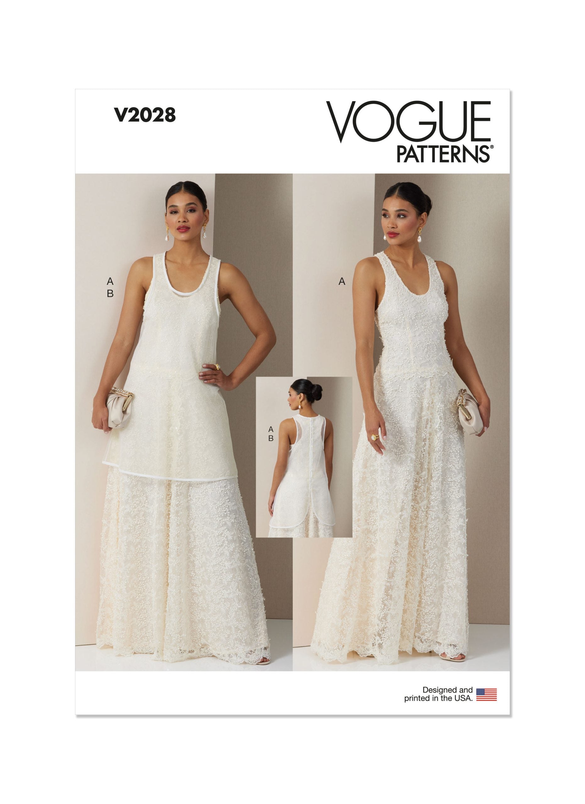 Vogue Dress & Overdress V2028