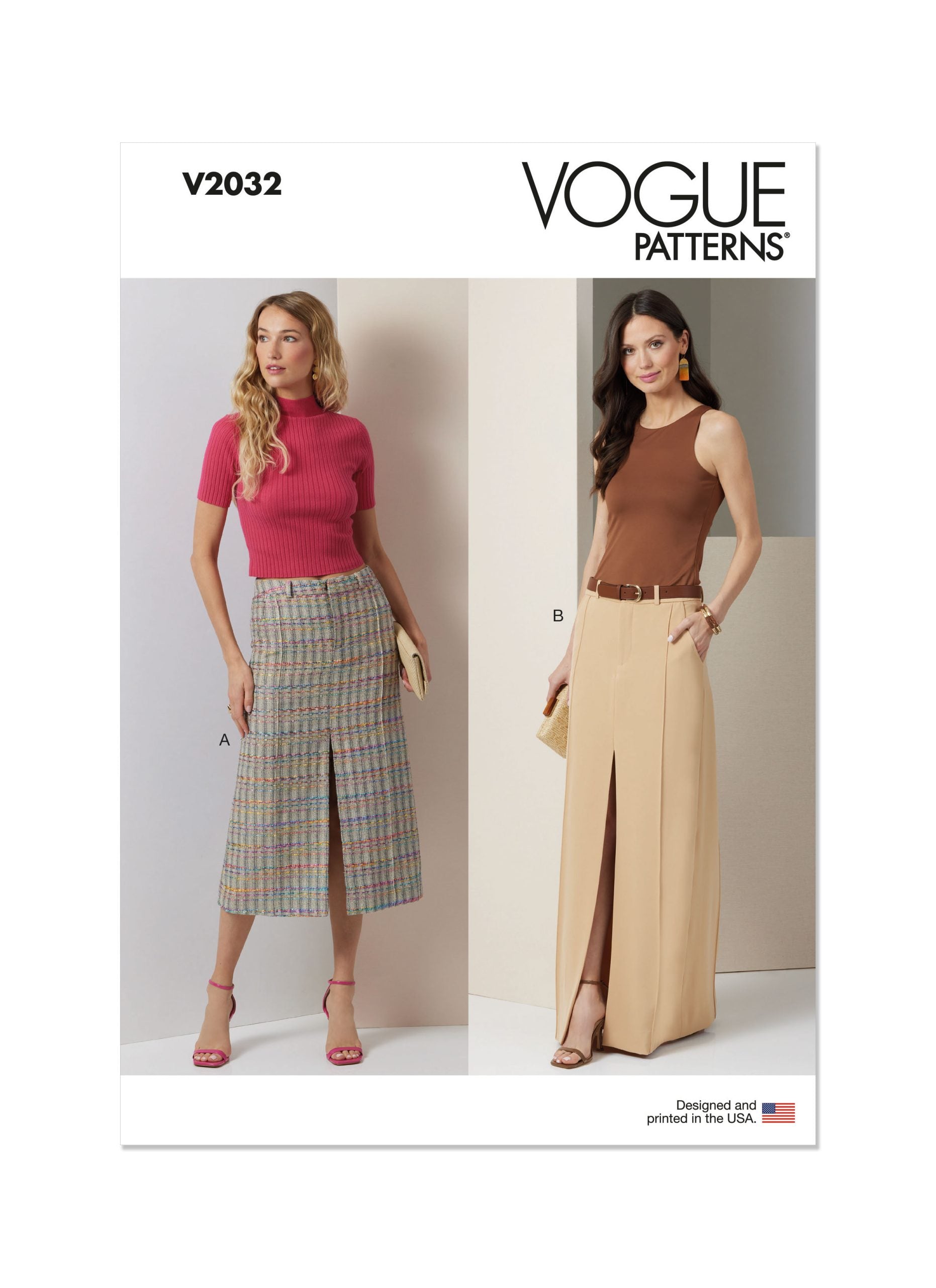 Vogue Skirt V2032 – The Fold Line