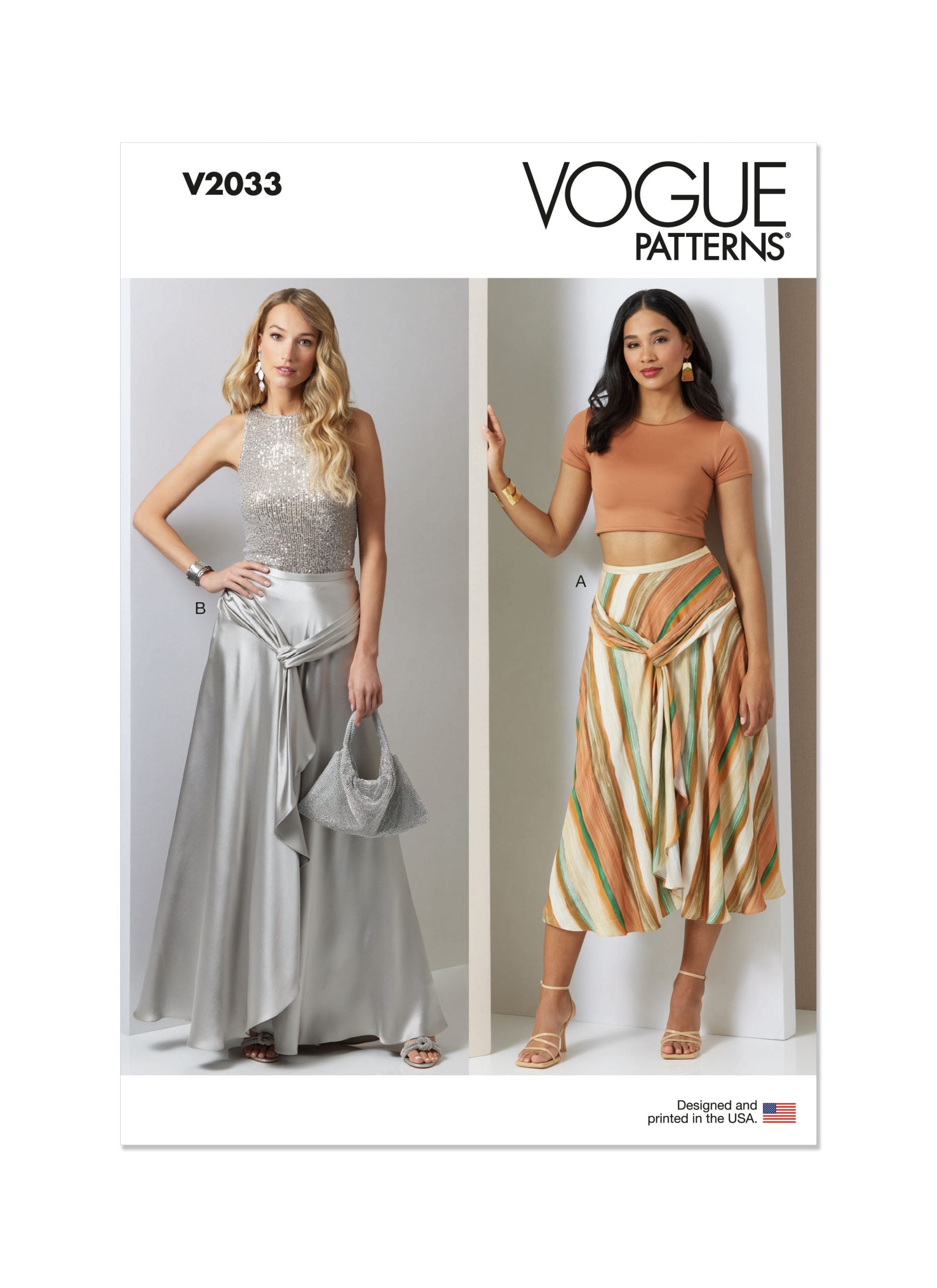 Vogue Skirts V2033 – The Fold Line
