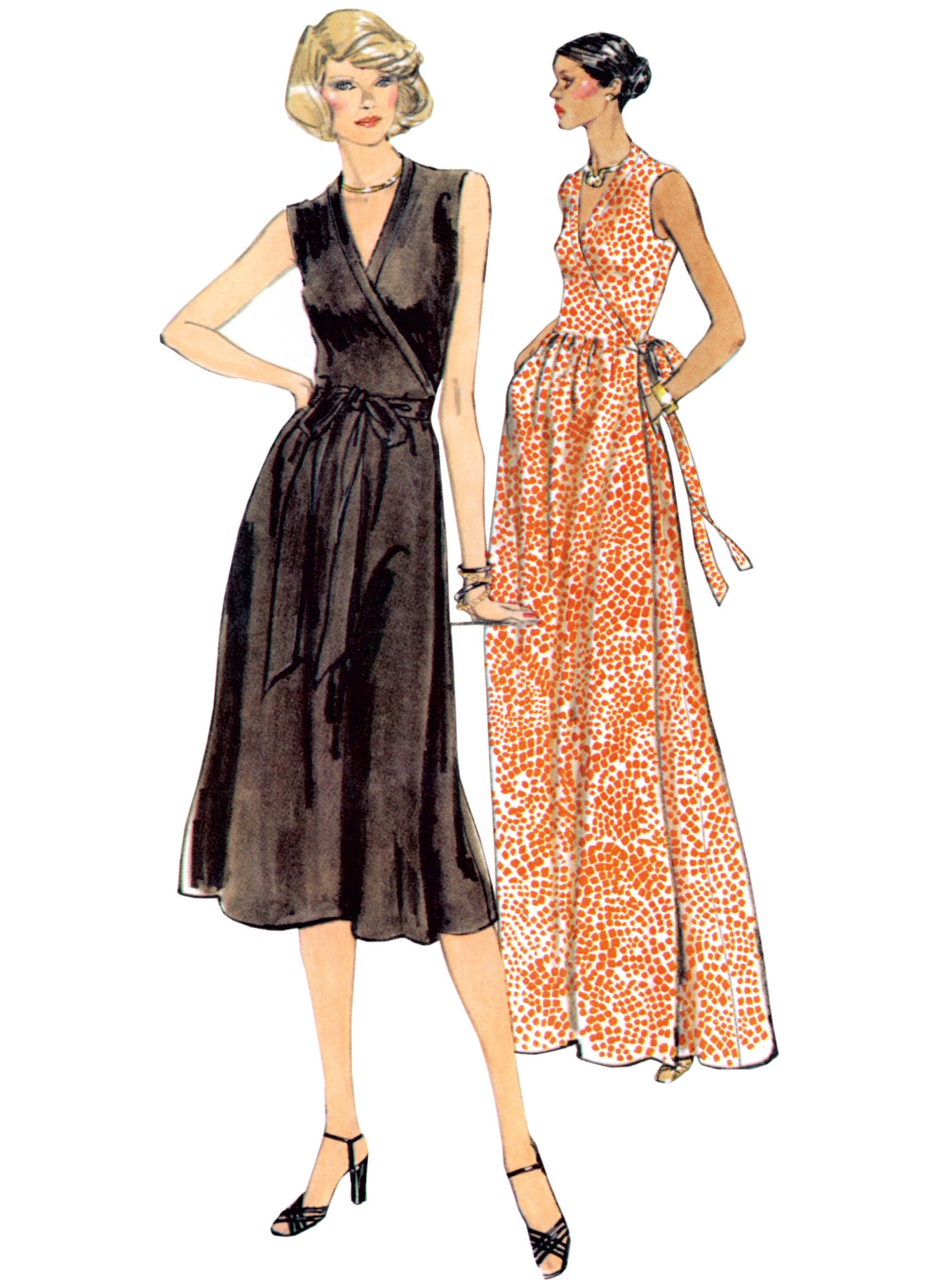 Vogue Vintage Dress V2040 The Fold Line Vogue Vintage Dress V2040 The Fold Line