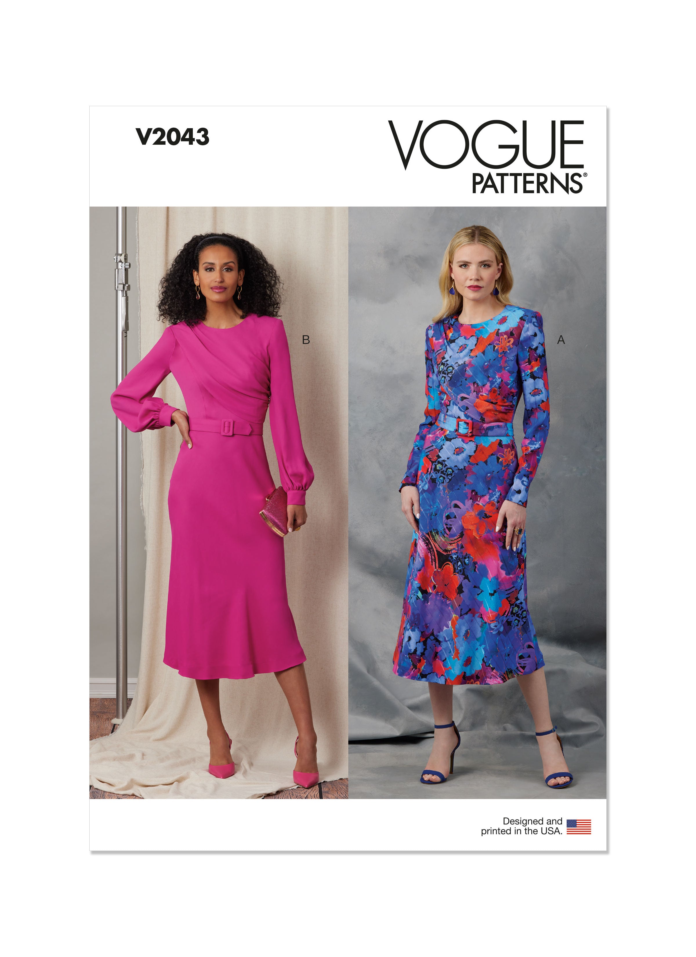Vogue Dress V2043 – The Fold Line