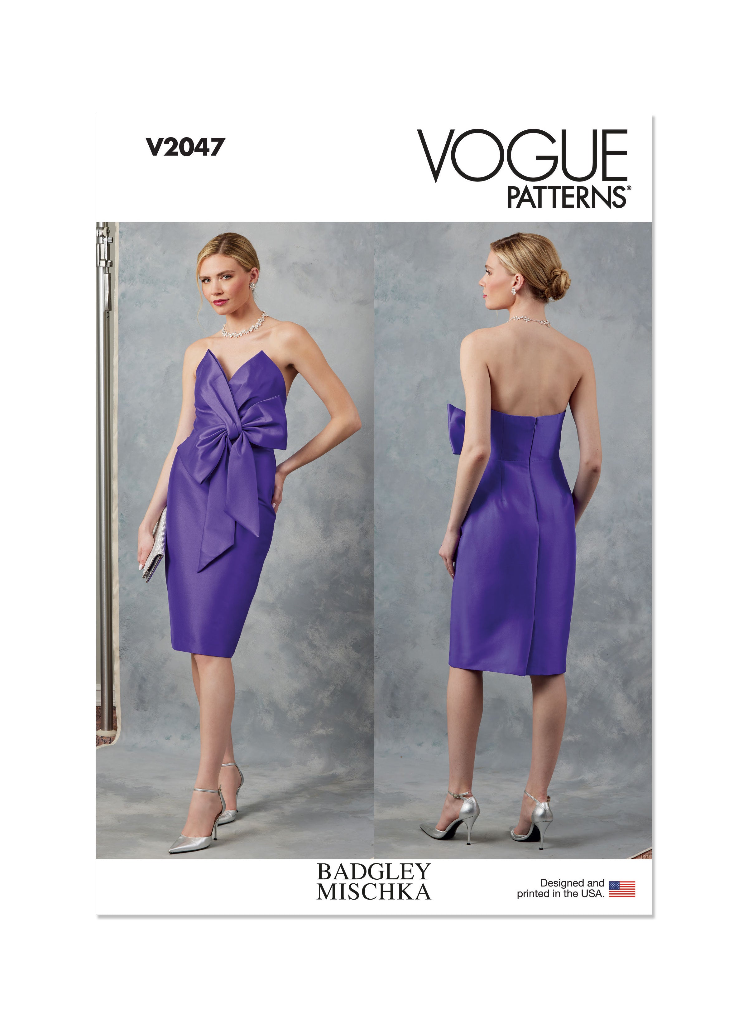 Vogue Evening Dress V2047