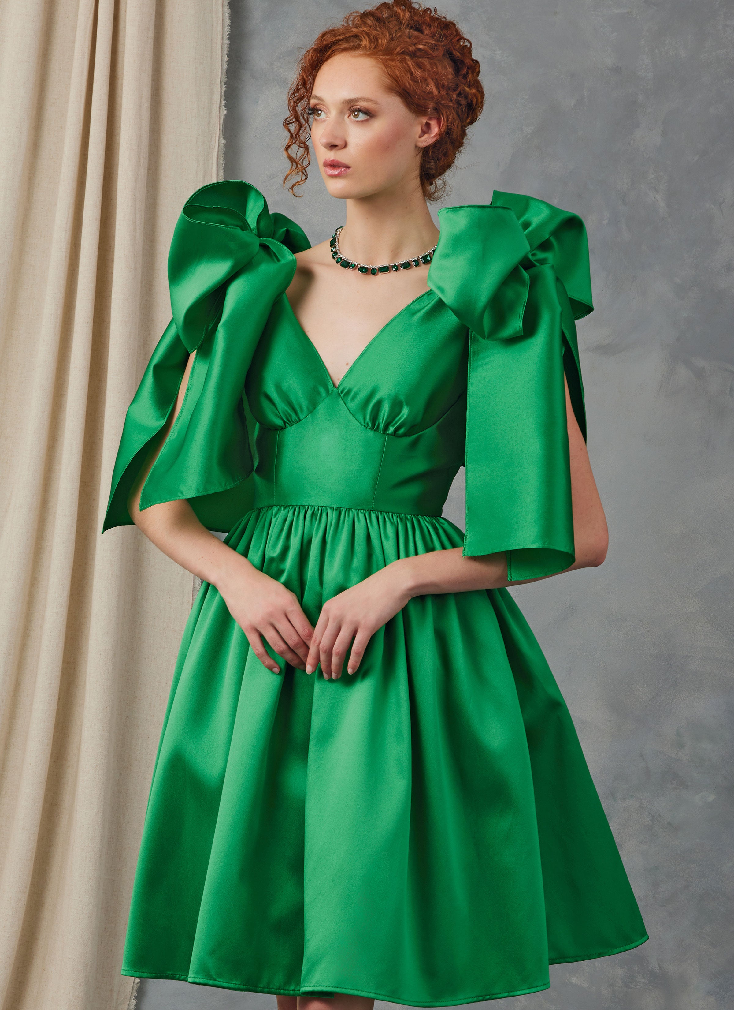 Vogue Evening Dress V2048 – The Fold Line