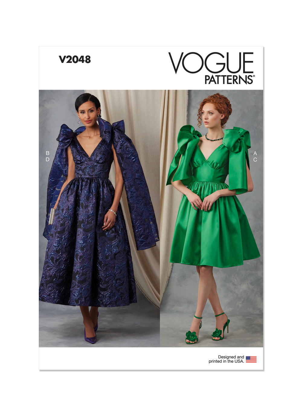 Vogue Evening Dress V2048