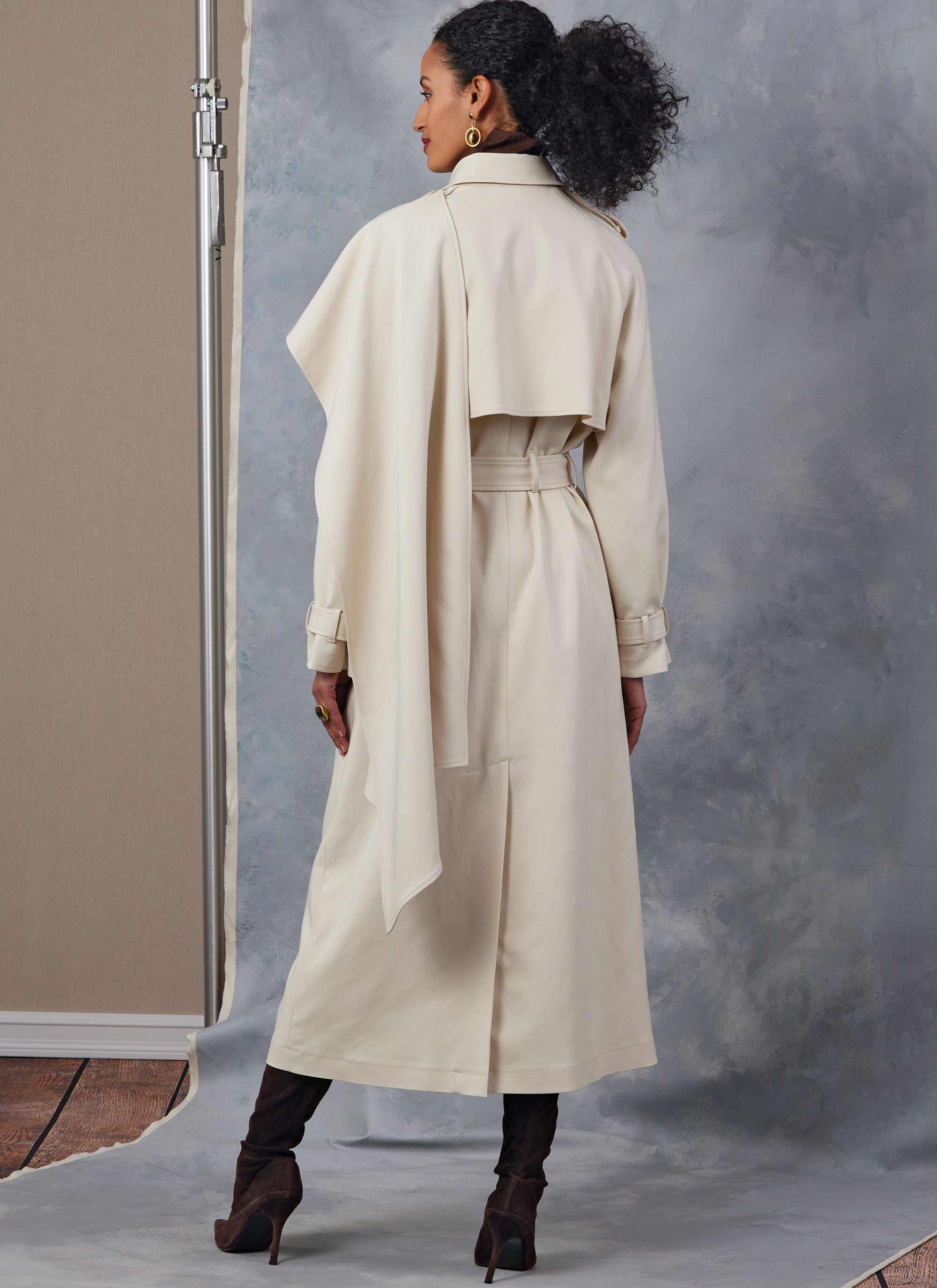 VogeLuxe | Women’s Mid-Length Trench Jacket main image 0
