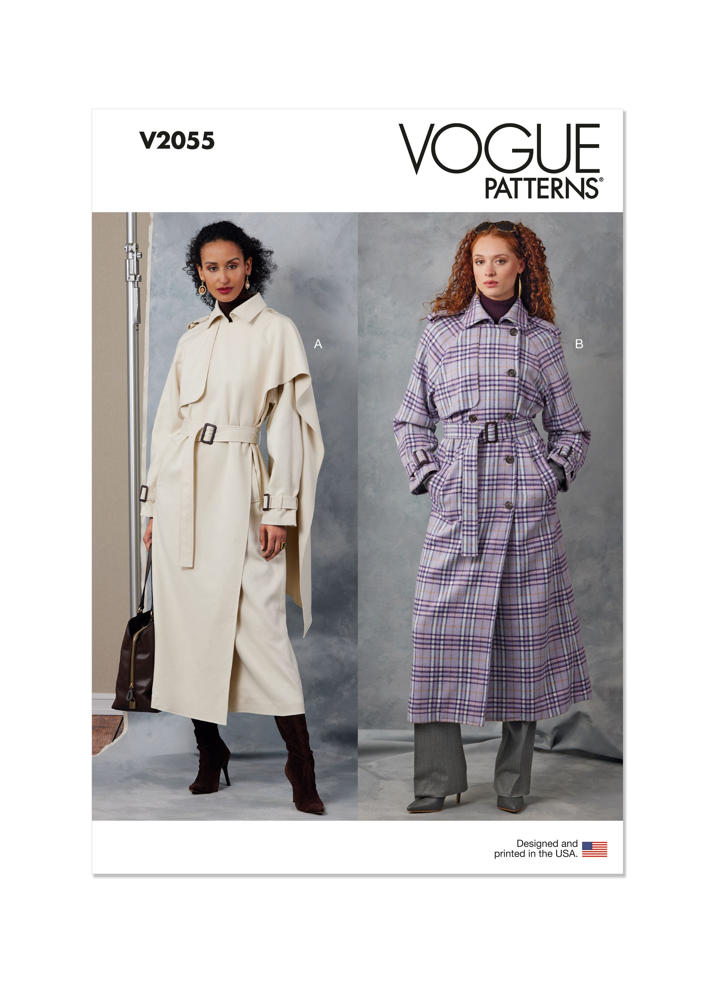 Vogue Trench Coat V2055 – The Fold Line