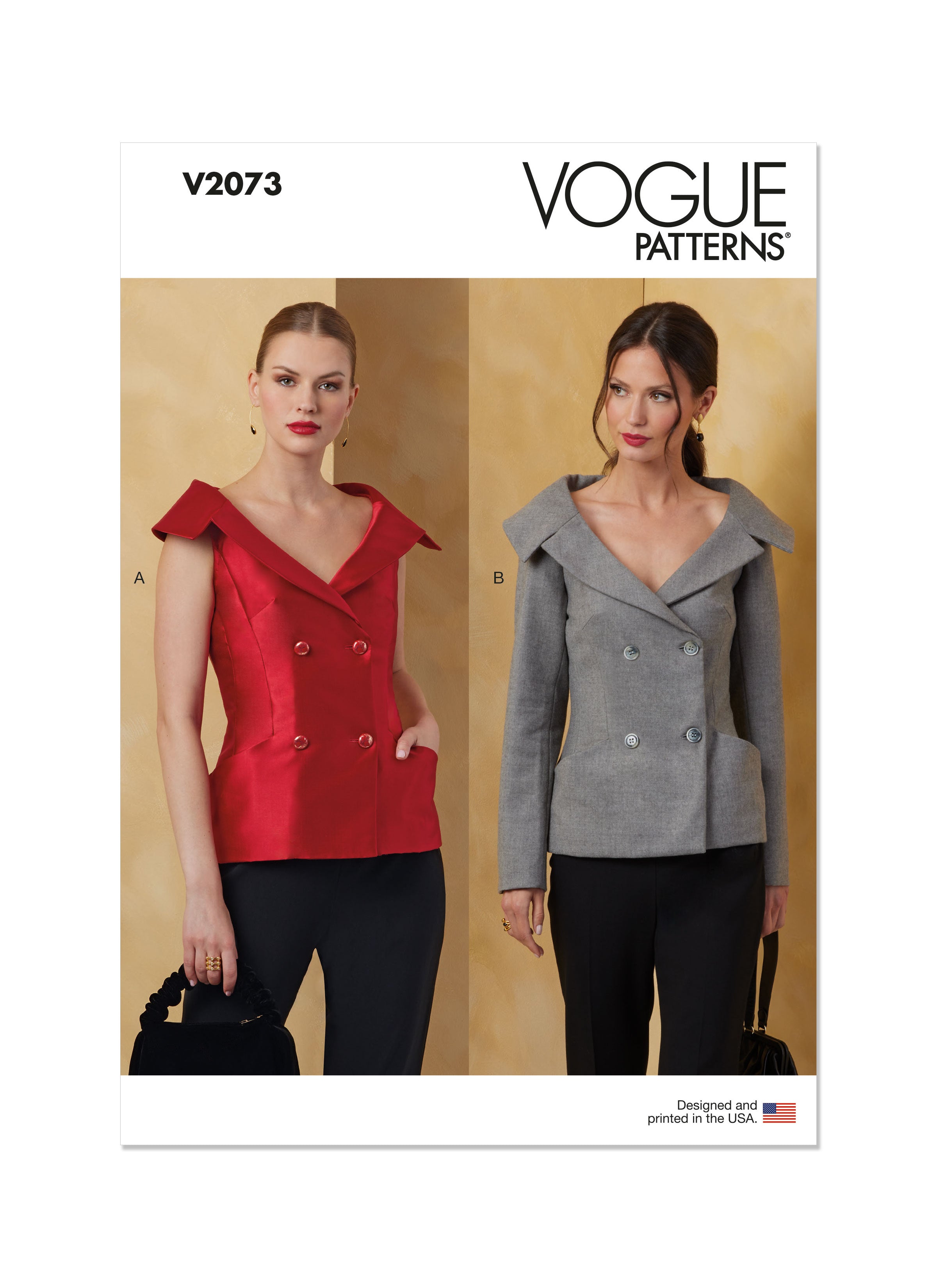 Vogue Jacket V2073 – The Fold Line