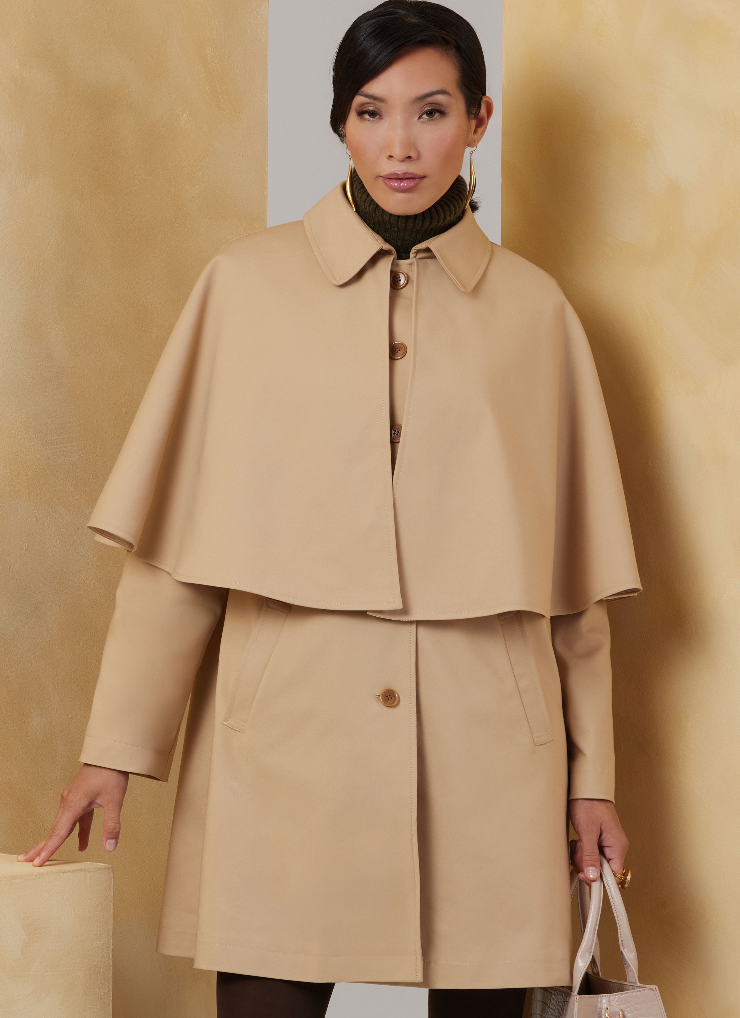 Vogue Cape Coats V2074