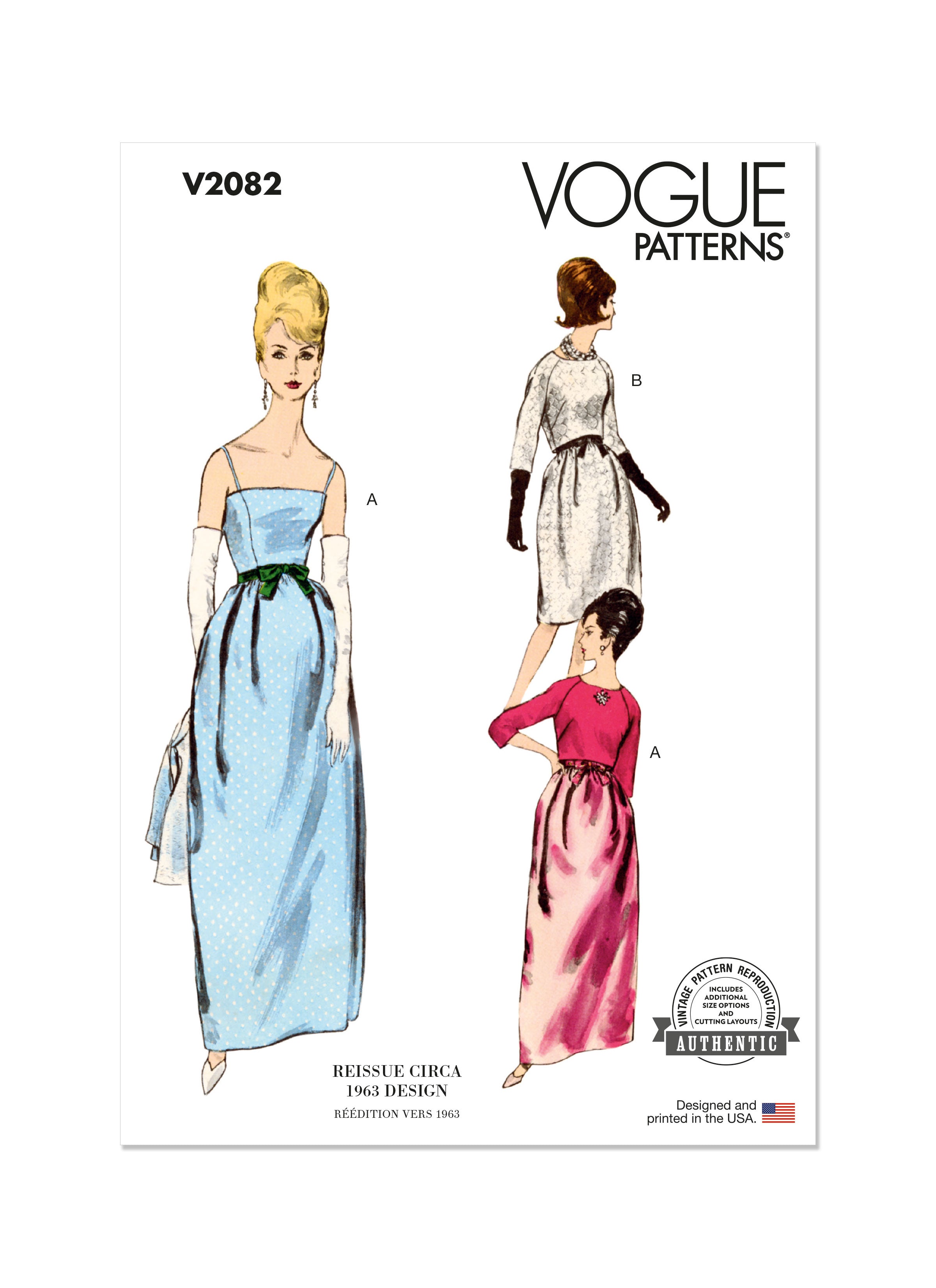 Vogue Vintage Dress & Bolero V2082