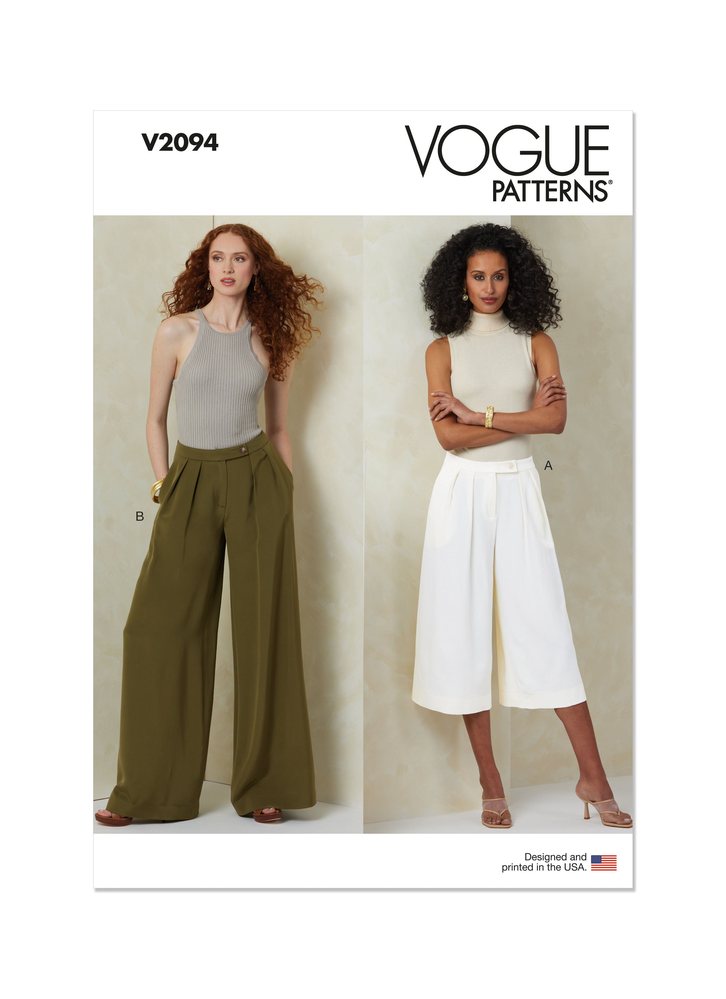 Vogue Trousers V2094 – The Fold Line