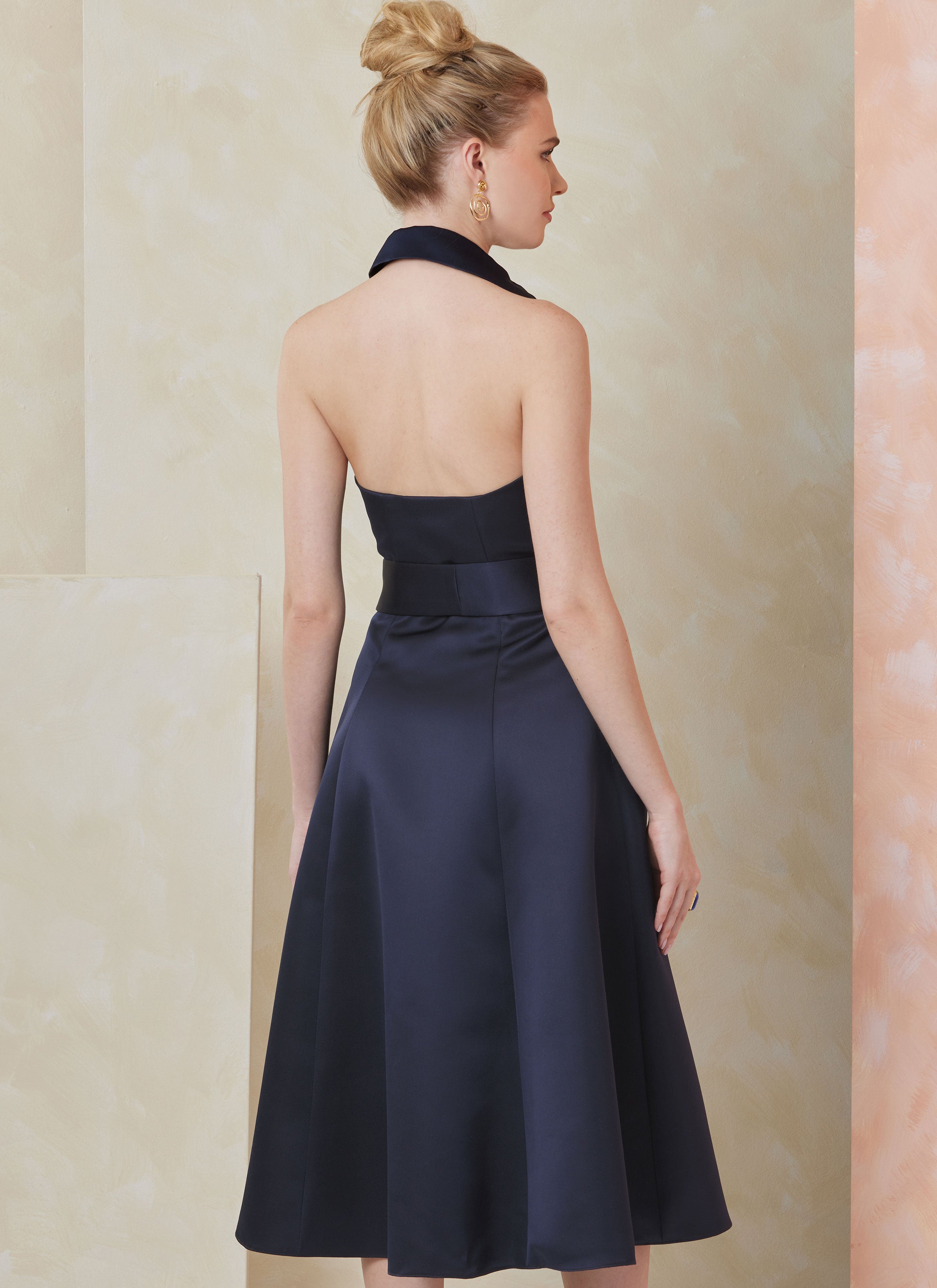 Vogue Dress and Tie Belt V2103