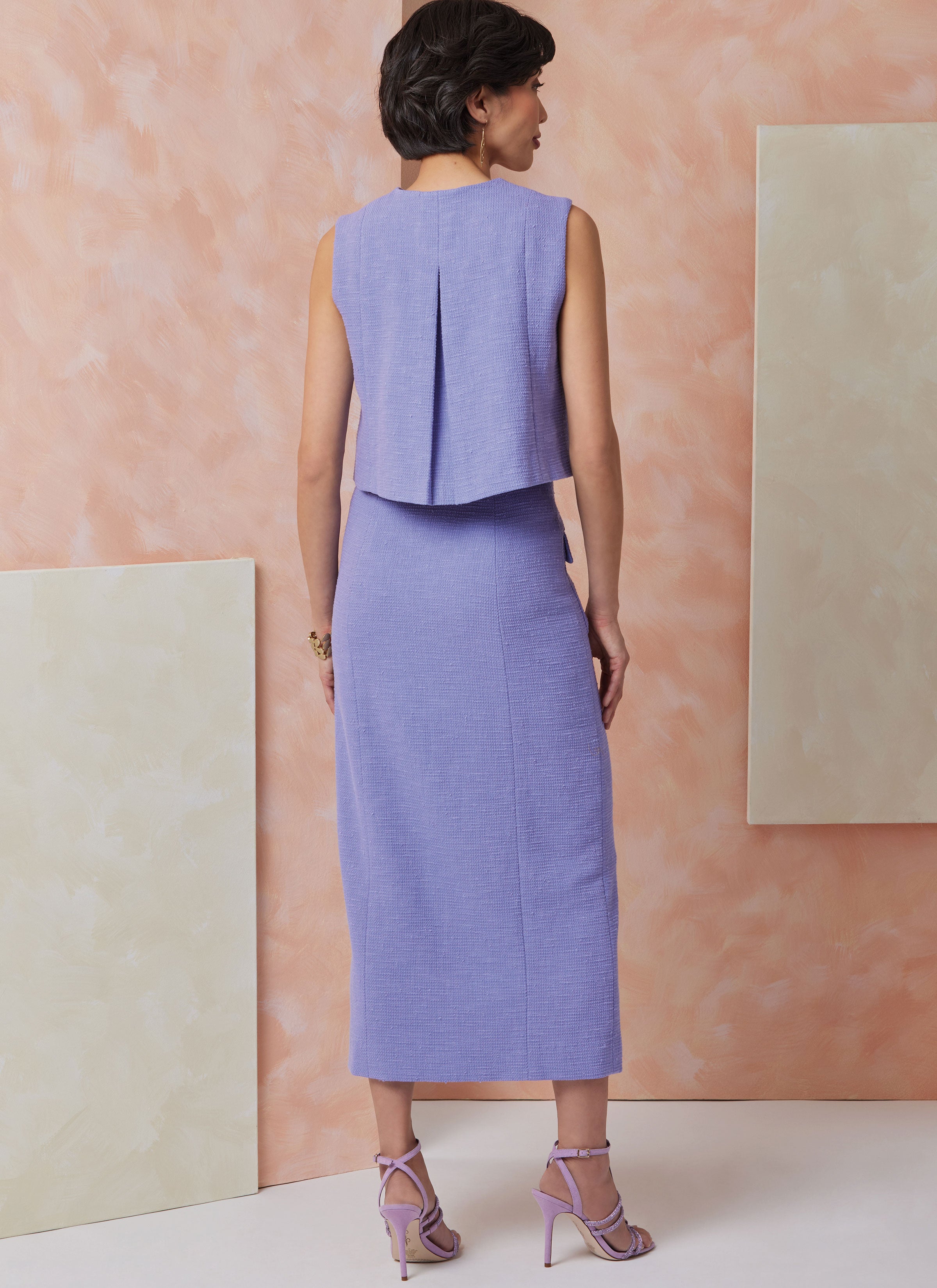 Vogue Top and Skirt V2118