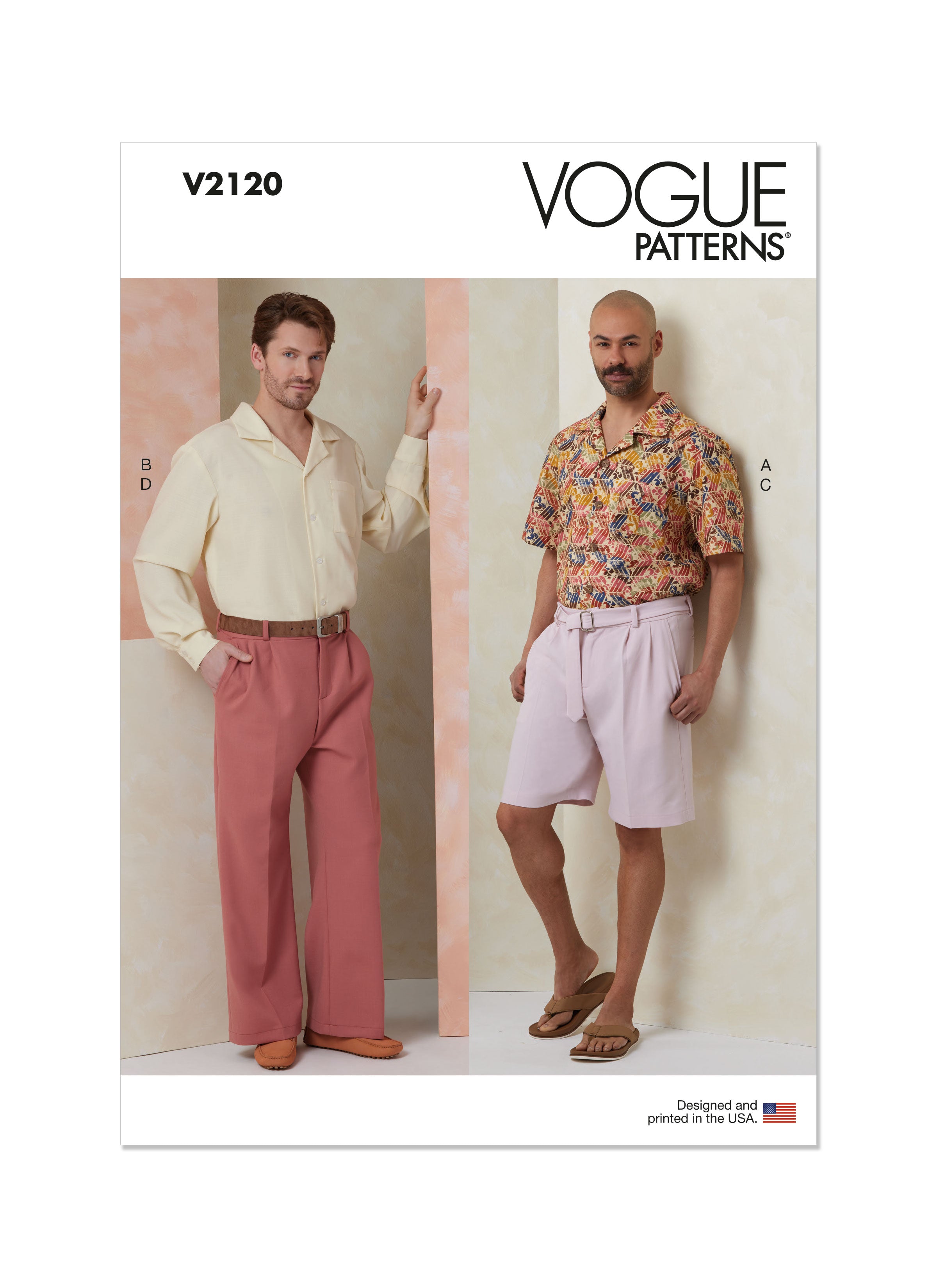 Vogue  Men's Shirt, Shorts, Trousers and Belt V2120